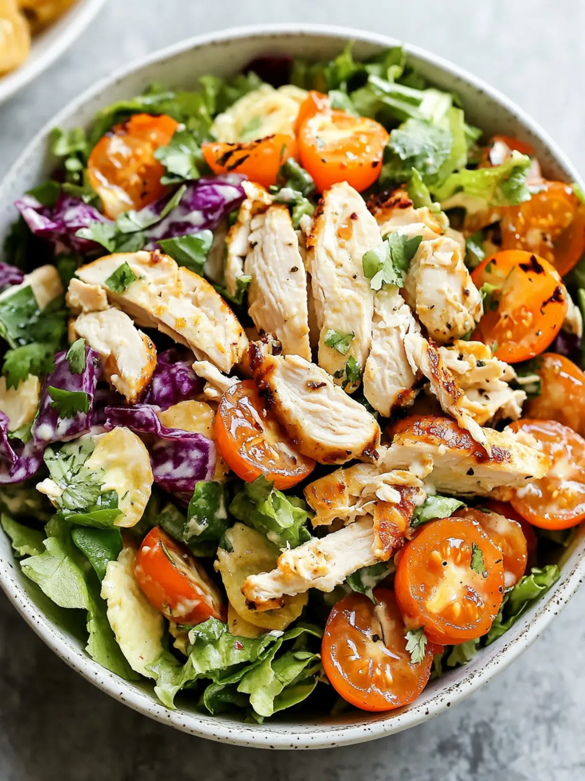 Zesty Chicken Salad with Crunchy Cabbage and Citrus Bliss 3 Chicken Salad