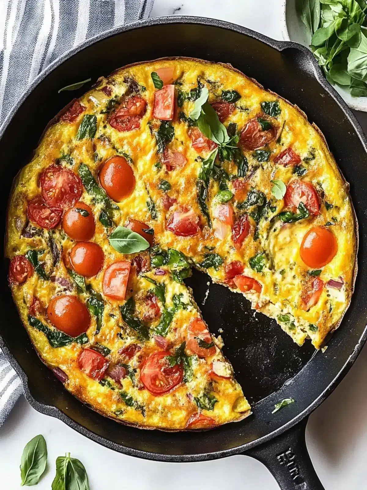 Irresistible Bacon Spinach Frittata for Effortless Brunch Bliss 3 Frittata