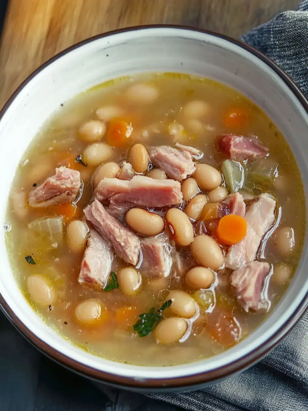 Hearty Ham and Bean Soup: Comfort Food at Its Best 4 Ham and Bean Soup