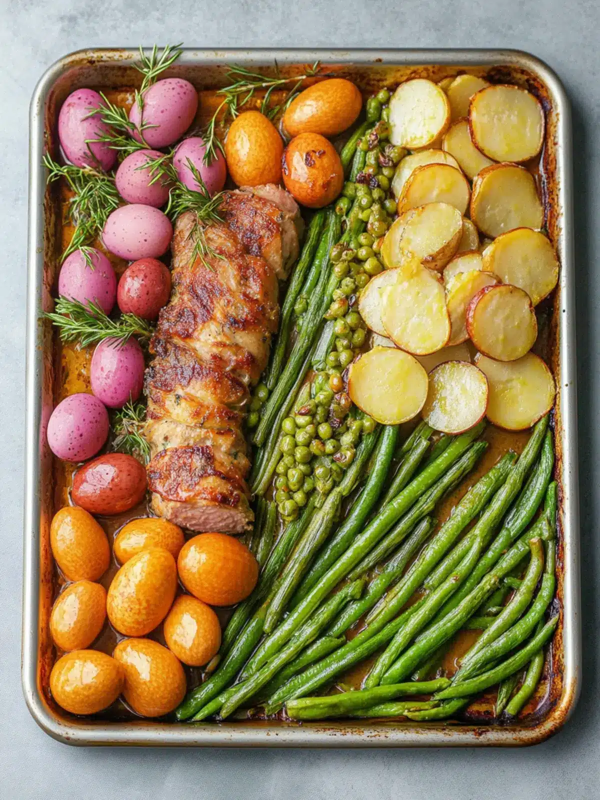 Easter Dinner on a Sheet Pan: Easy Ham and Pineapple Feast 4 Easter Dinner on a Sheet Pan