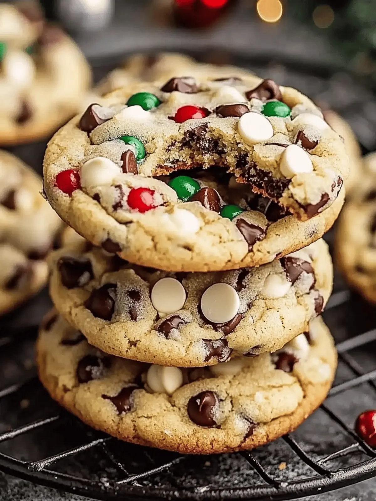 Winter Wonderland Chocolate Chip Cookies with Peppermint Magic 3 Winter Wonderland Chocolate Chip Cookies