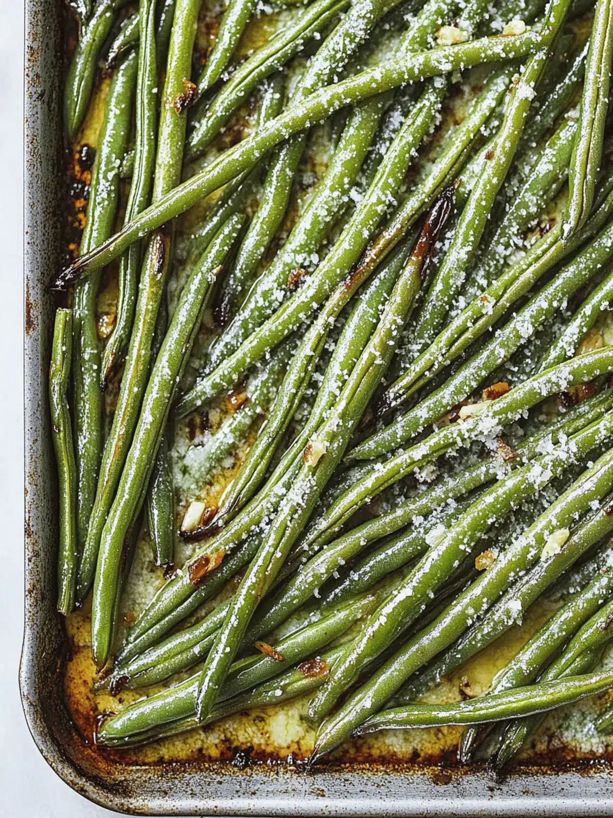 Roasted Green Beans With Garlic & Parmesan: A Game-Changer! 3 Roasted Green Beans With Garlic & Parmesan