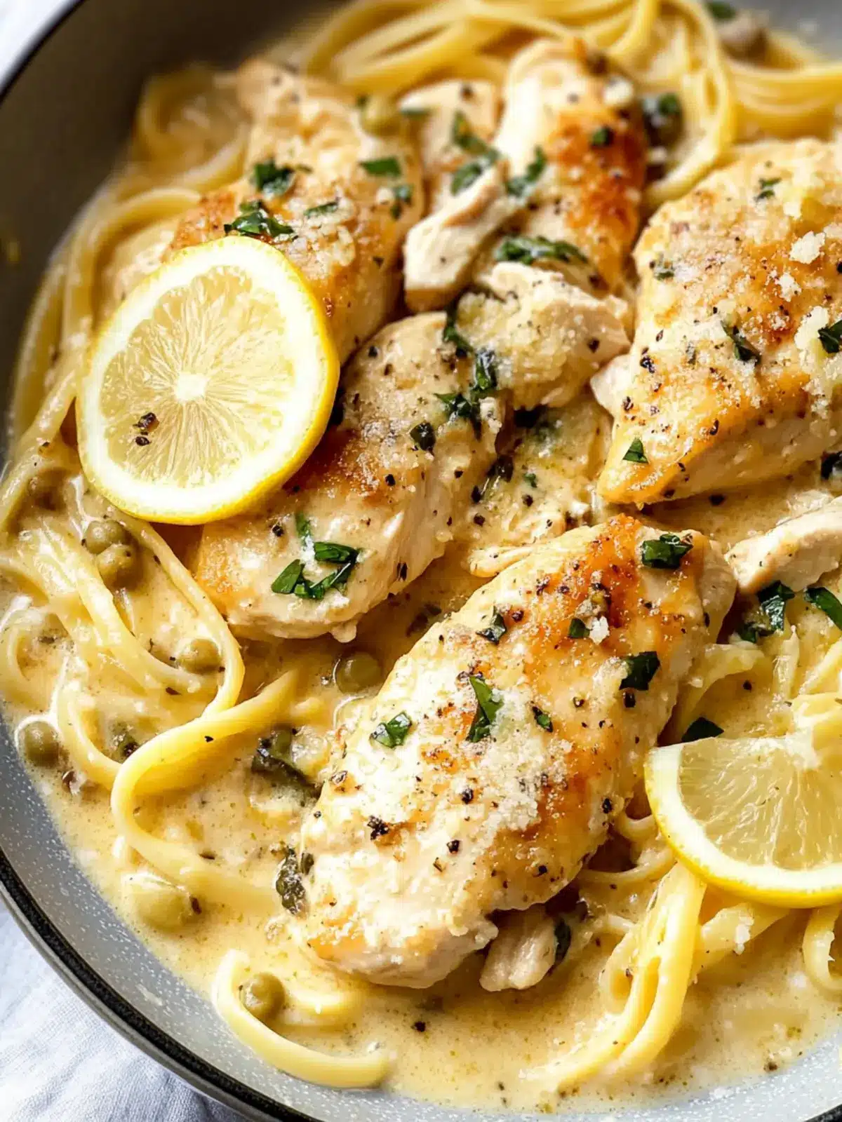 Zesty Chicken Piccata Pasta for a Flavorful Dinner Night 3 Chicken Piccata Pasta