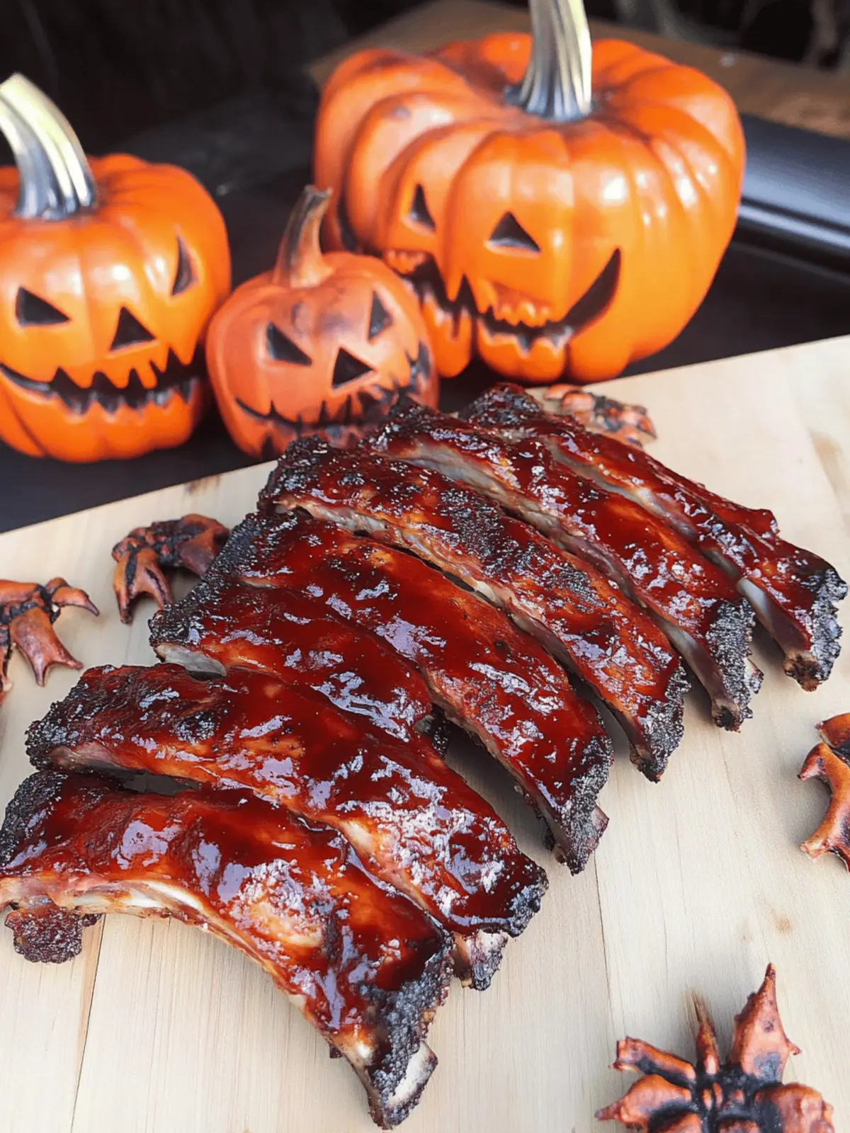 Spooky Party Ribs: Gruesome Goodness for Halloween Fun 2 Spooky Party Ribs