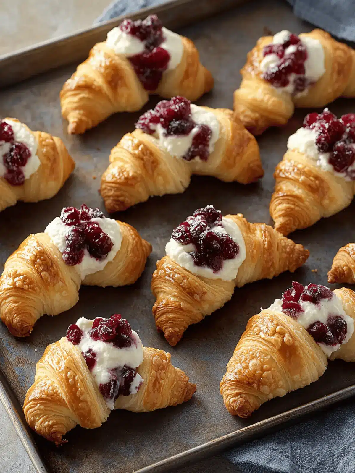 Cranberry Cream Cheese Crescent Bites for Cozy Gatherings 3 Cranberry Cream Cheese Crescent Bites