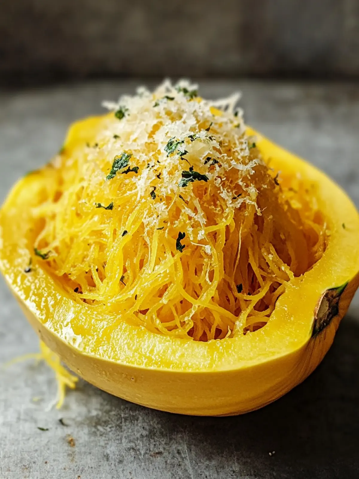 Delicious Spaghetti Squash with Garlic and Parmesan Joy 3 spaghetti squash