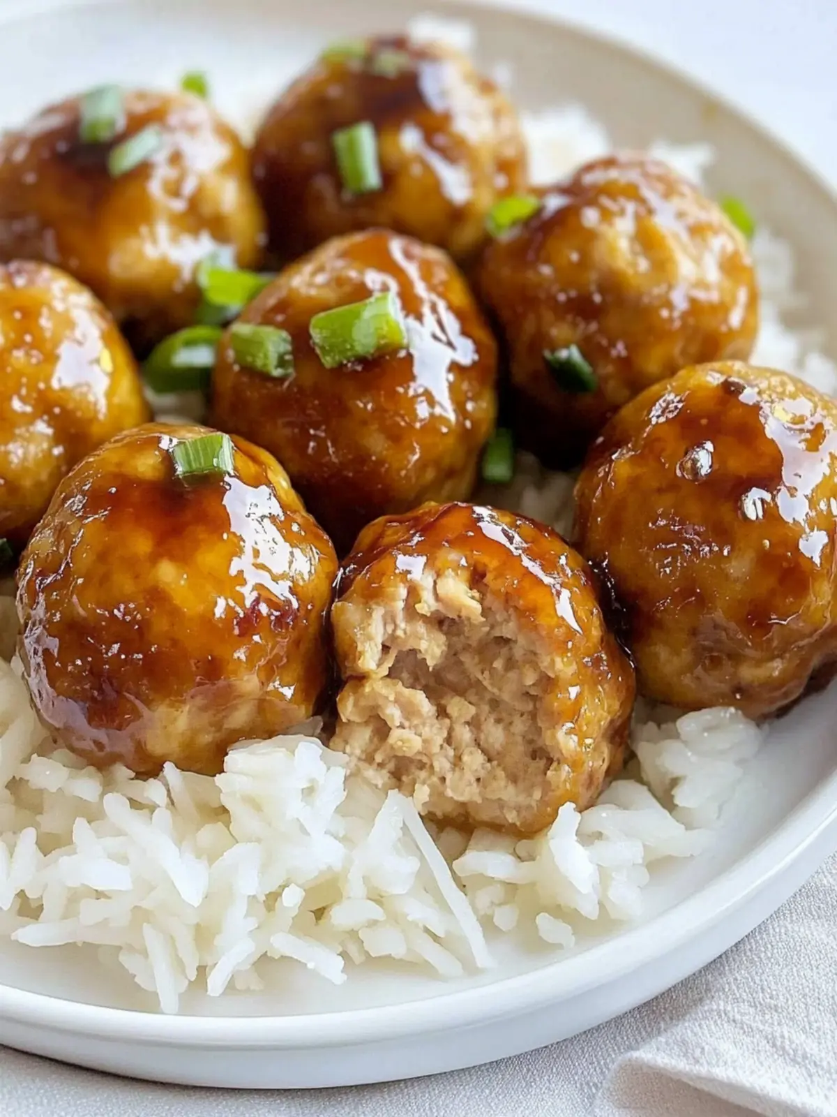 Sweet and Savory Pineapple Teriyaki Chicken Meatballs 2 Pineapple Teriyaki Chicken Meatballs
