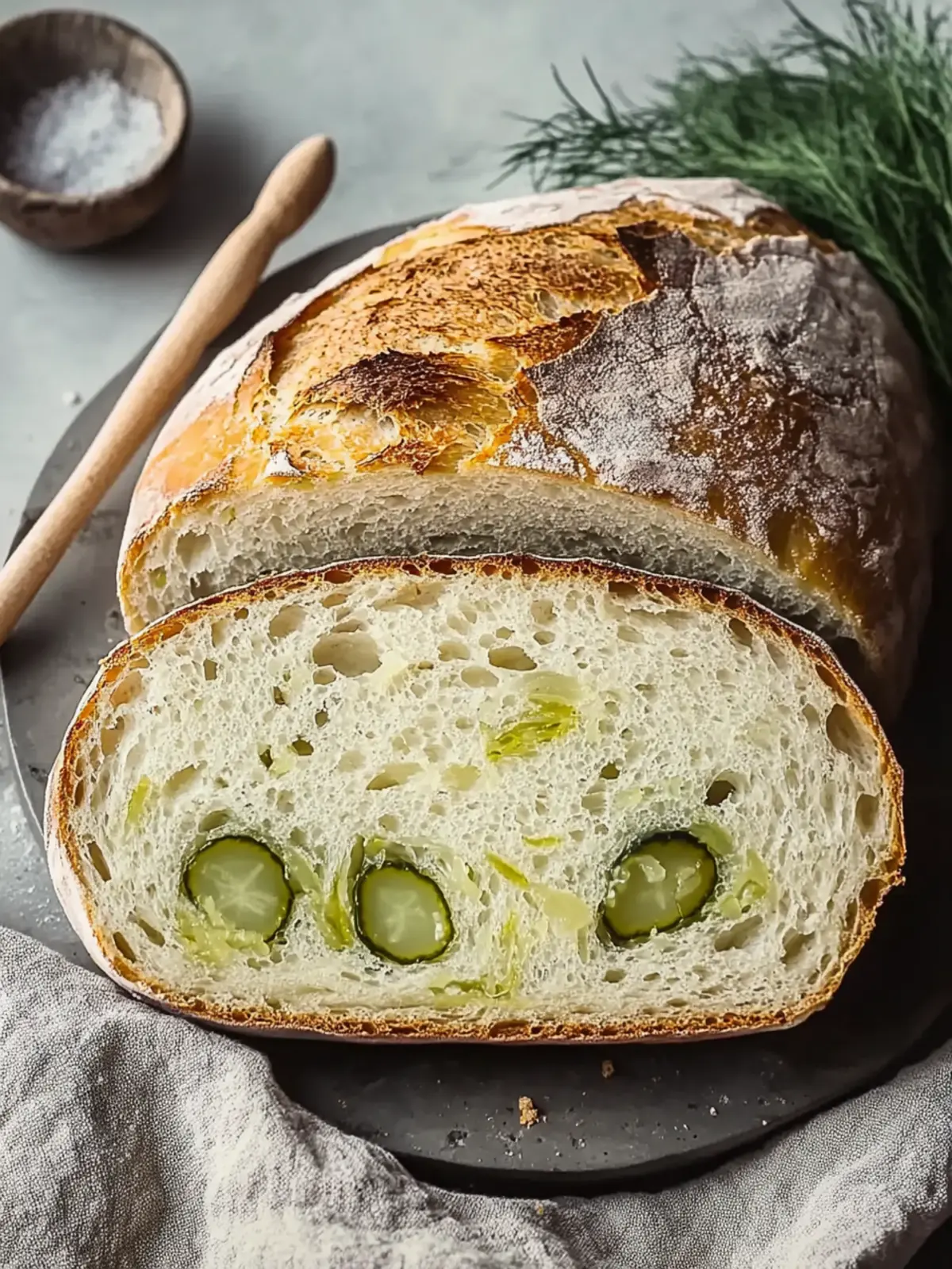 Dill Pickle Sourdough Bread: A Tangy Twist for Bread Lovers 2 Dill Pickle Sourdough Bread