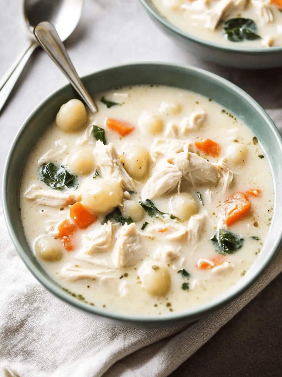 Creamy Crockpot Chicken Gnocchi Soup for Cozy Nights In 3 Creamy Crockpot Chicken Gnocchi Soup