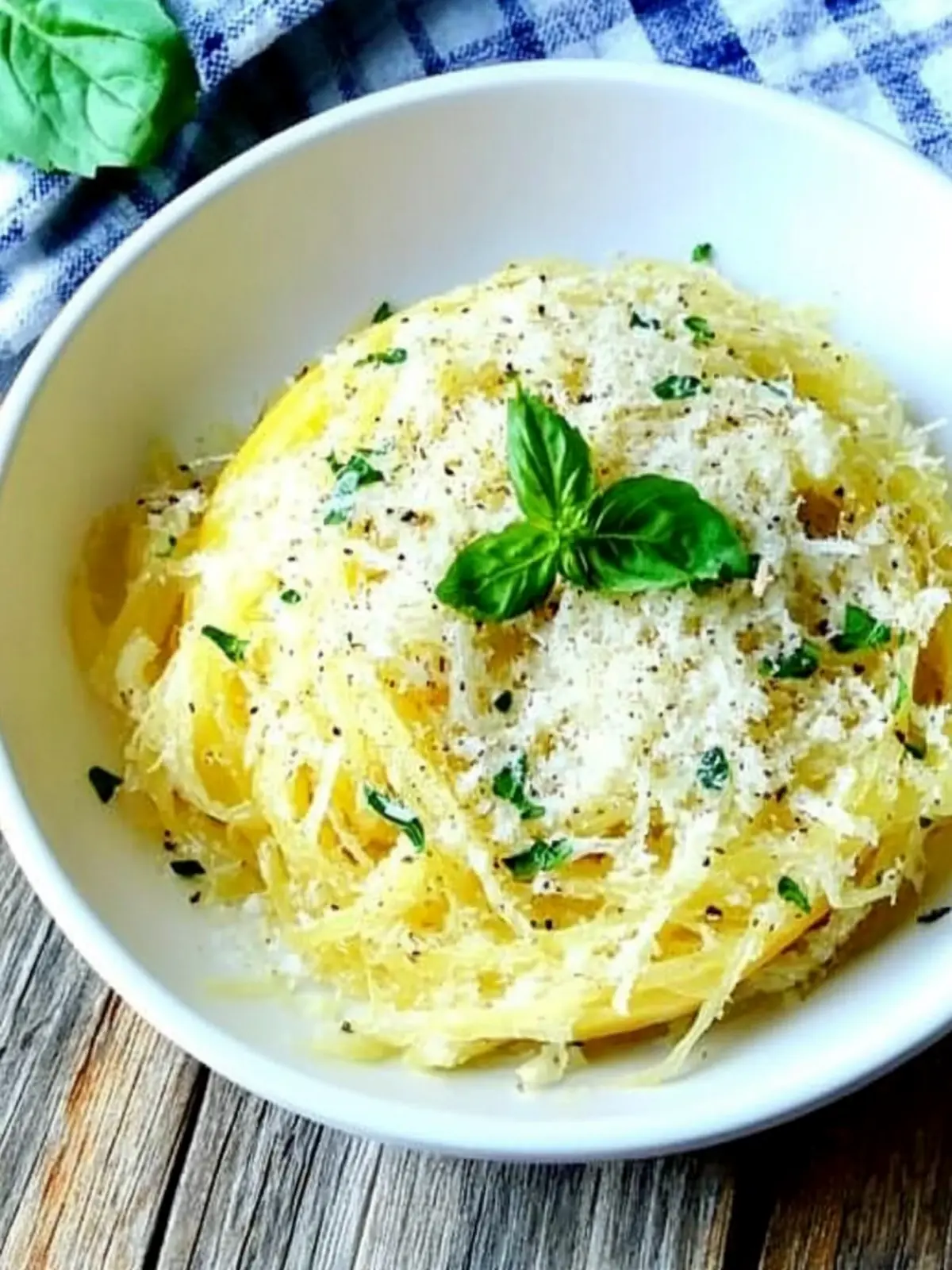 Roasted Spaghetti Squash With Garlic & Parmesan Magic 4 Roasted Spaghetti Squash With Garlic & Parmesan