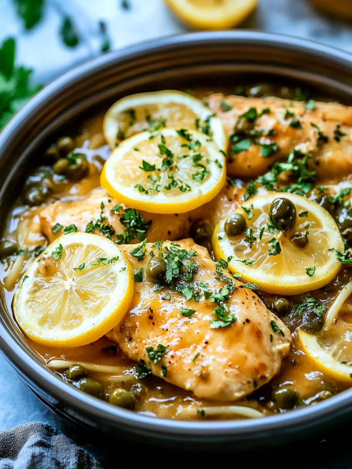 Crockpot Chicken Piccata: Effortless Zesty Comfort Food 2 Crockpot Chicken Piccata