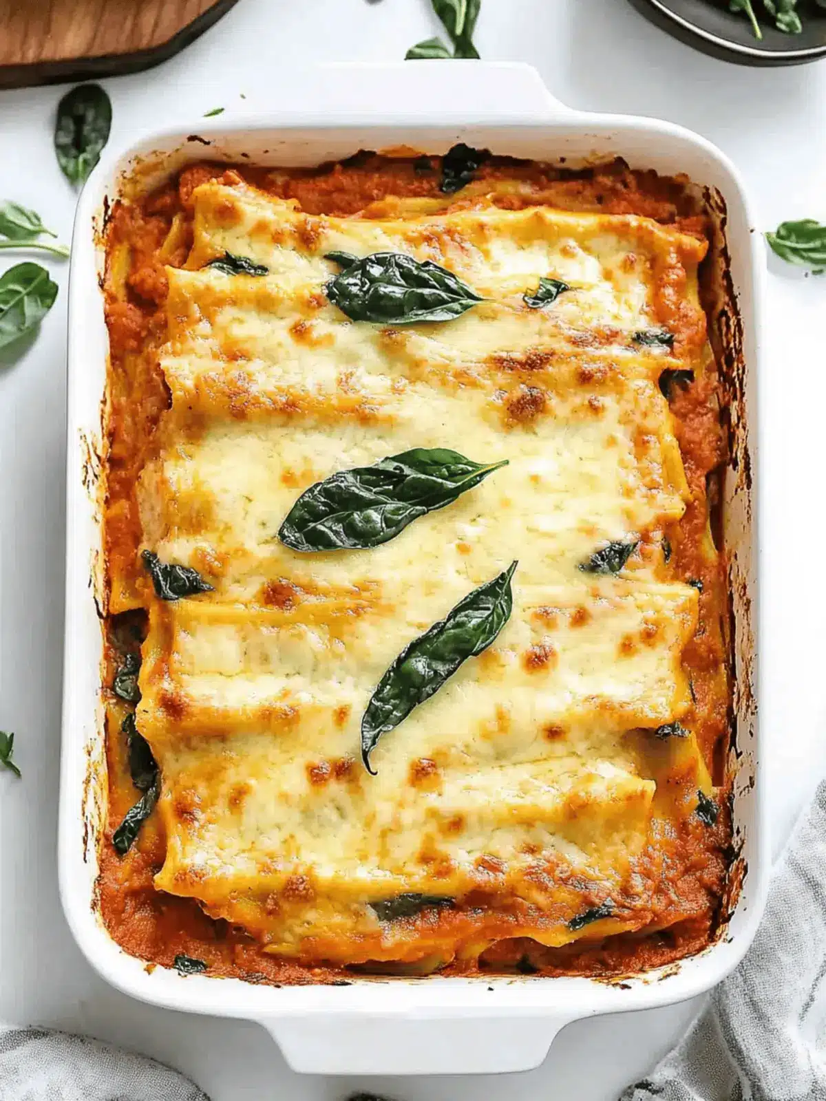 Irresistible Vegetarian Pumpkin Spinach Lasagna Delight 3 Vegetarian Pumpkin Spinach Lasagna