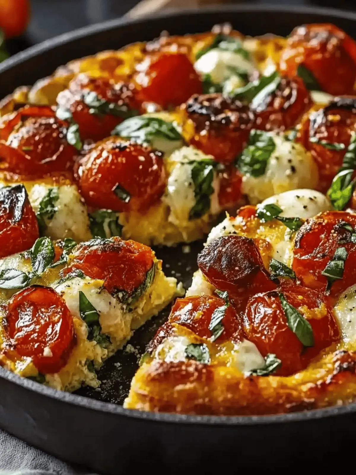 Delicious Caprese Frittata: Your New Favorite Brunch Dish 3 Caprese Frittata