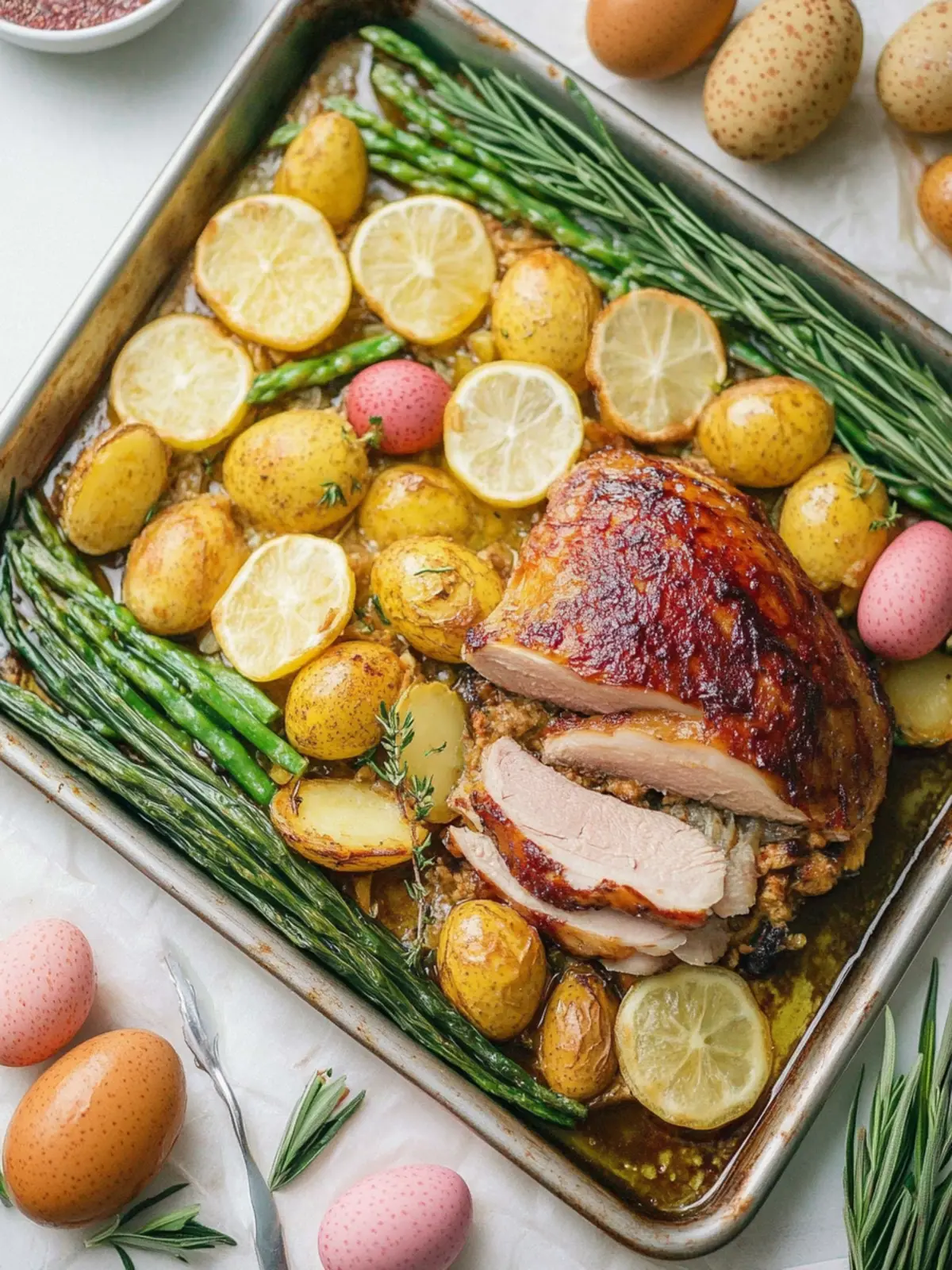 Easter Dinner on a Sheet Pan: Easy Ham and Pineapple Feast 3 Easter Dinner on a Sheet Pan
