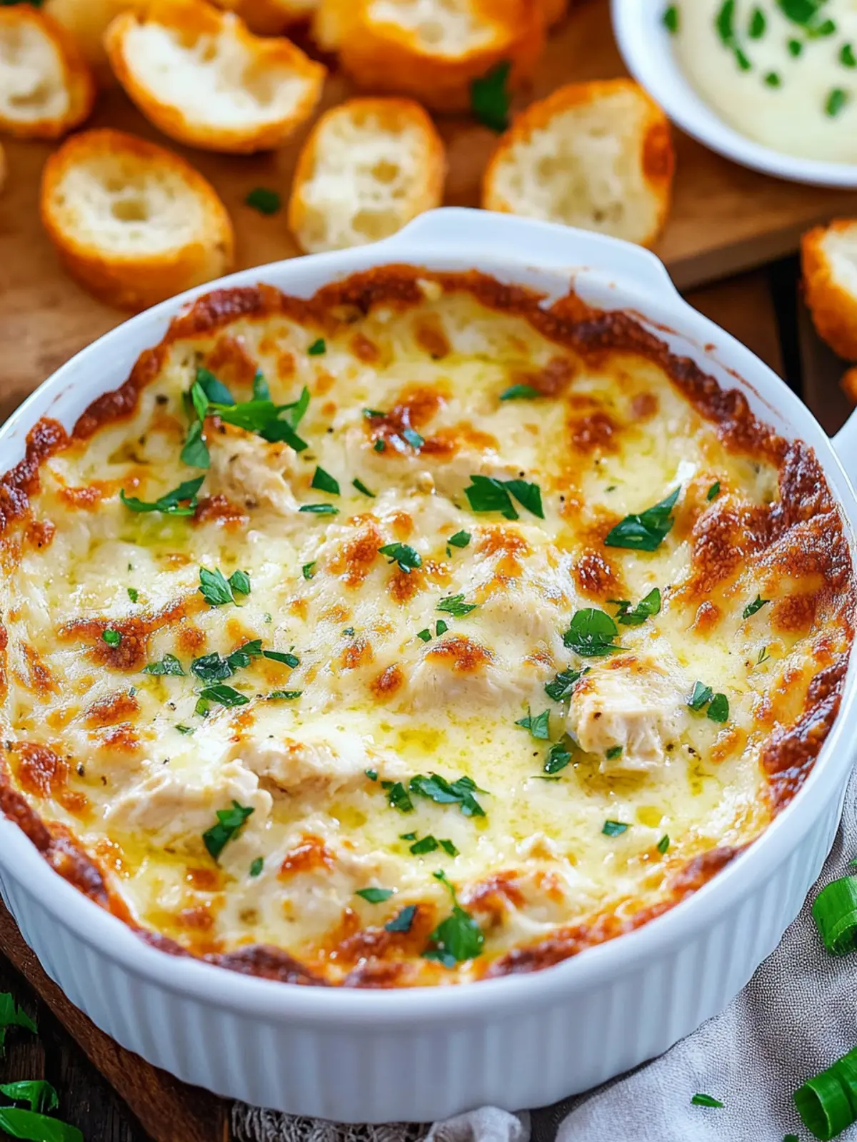 Cajun Chicken Alfredo Dip: A Creamy Game Day Delight 3 Cajun Chicken Alfredo Dip