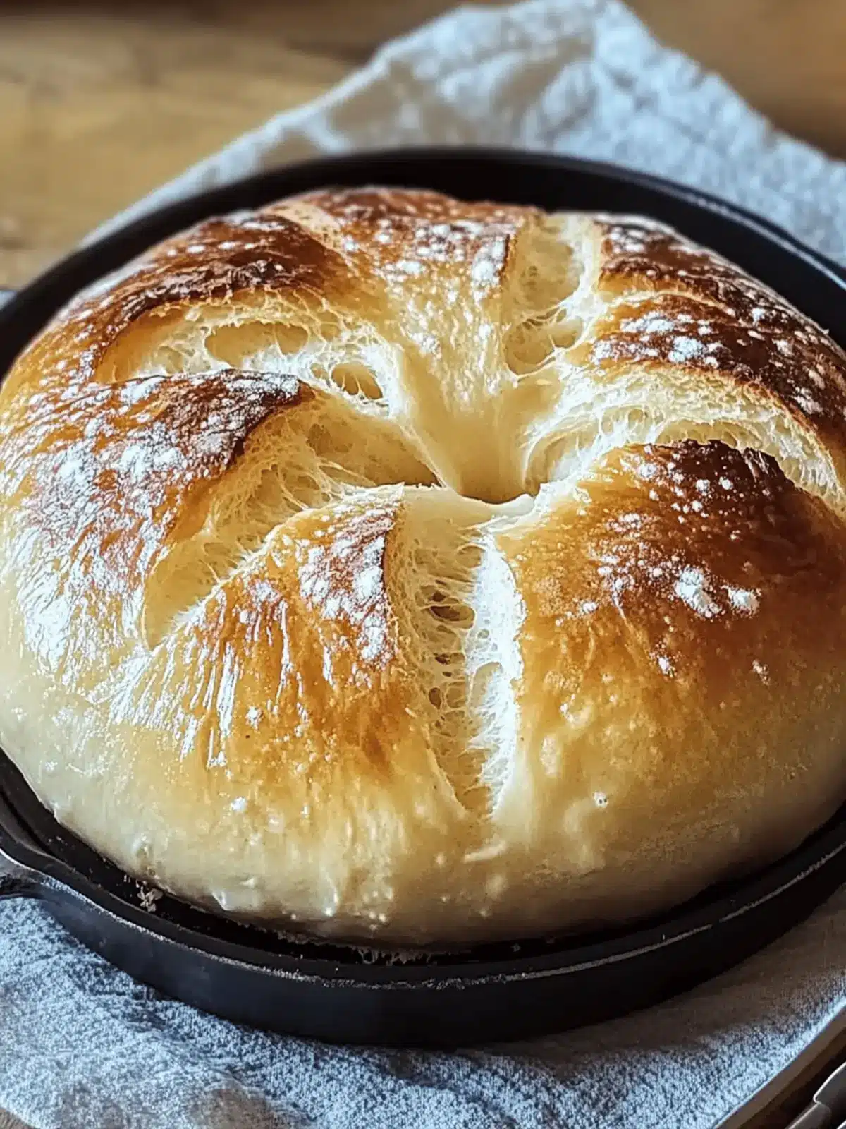 No-Oven Stovetop Bread: Quick, Fluffy, and Homemade Delight 2 No-Oven Stovetop Bread