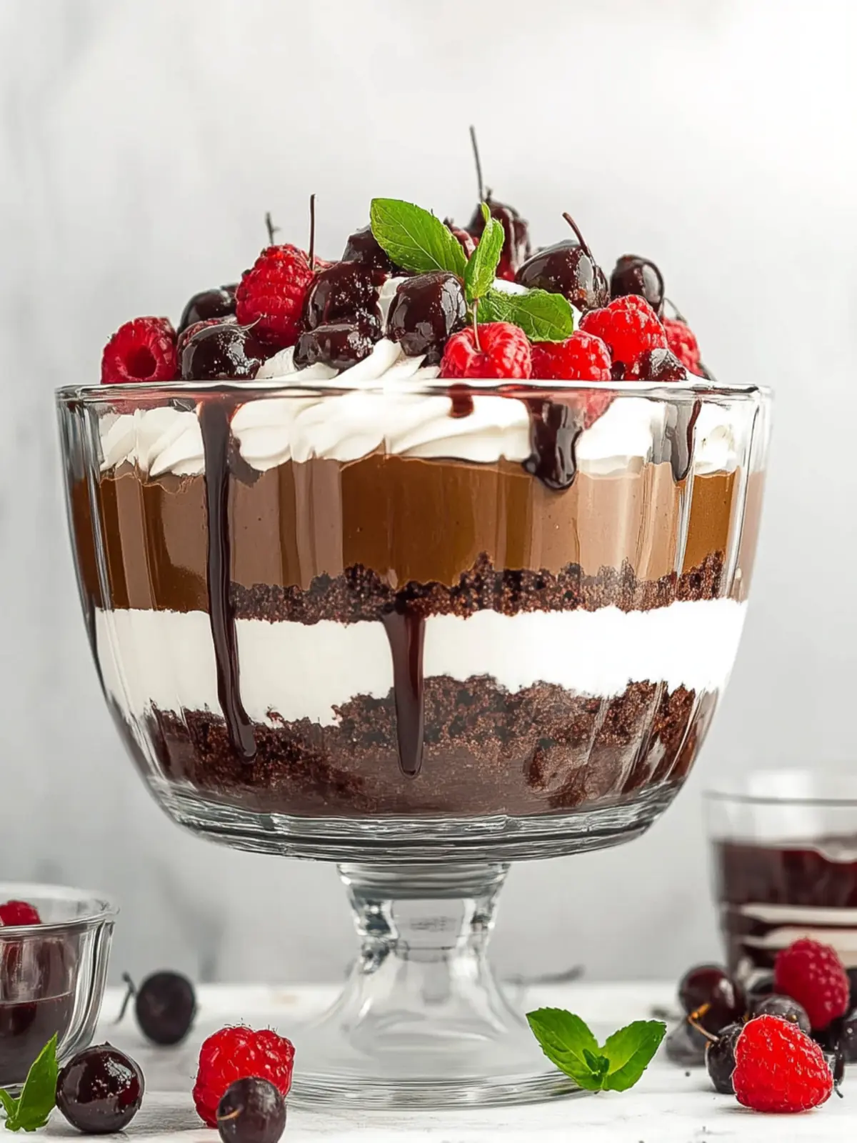 Indulge in Black Forest Trifle: A Decadent Delight! 4 Black Forest Trifle