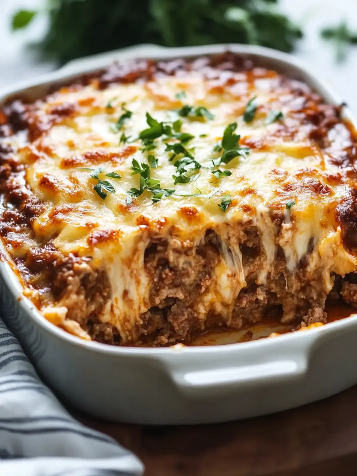 Cheesy Comfort: Bake This Cheese-Topped Meatloaf Casserole! 4 Cheese-Topped Meatloaf Casserole