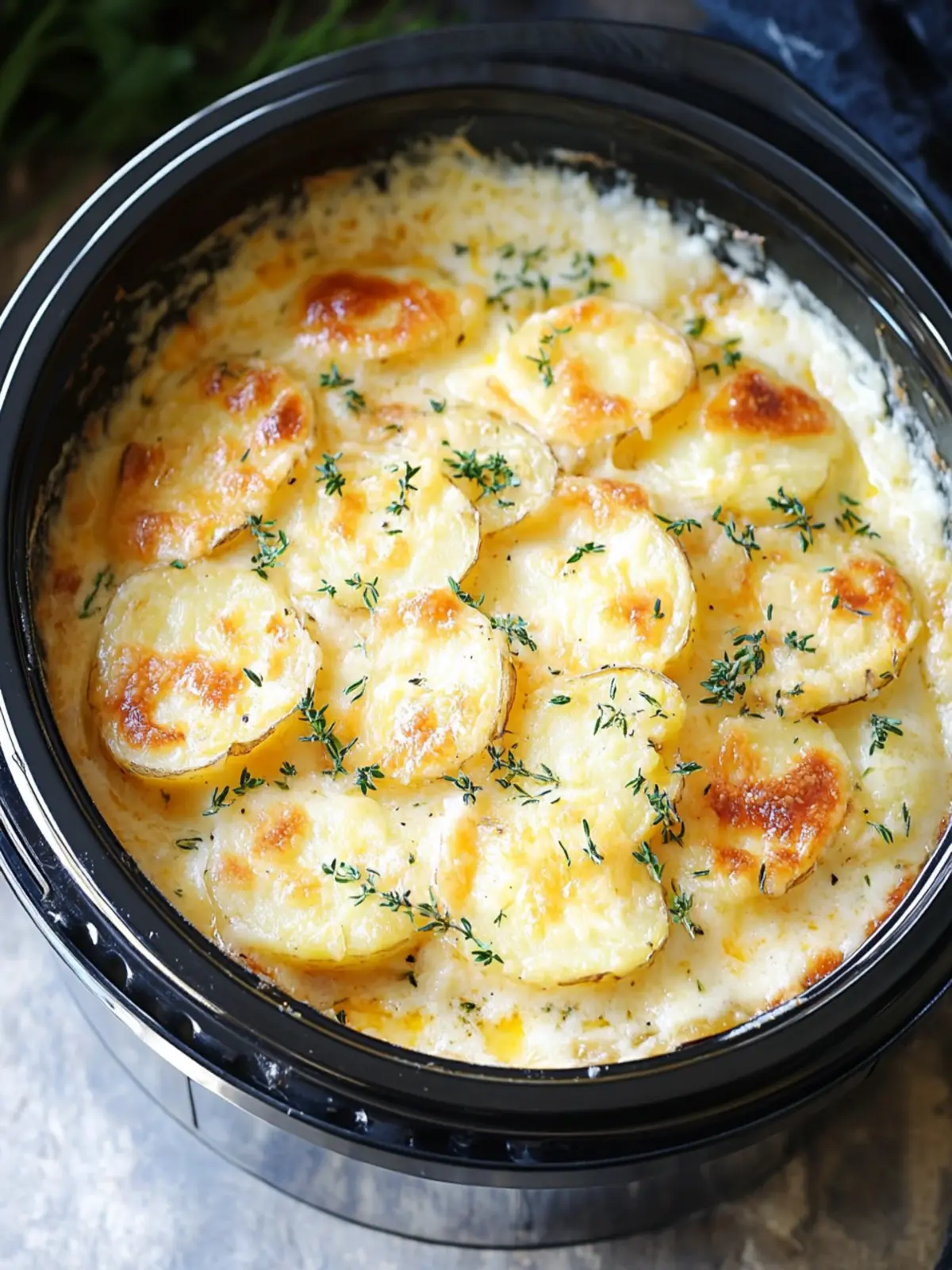 Irresistible Slow Cooker Cheesy Scalloped Potatoes Bliss 3 Slow Cooker Cheesy Scalloped Potatoes