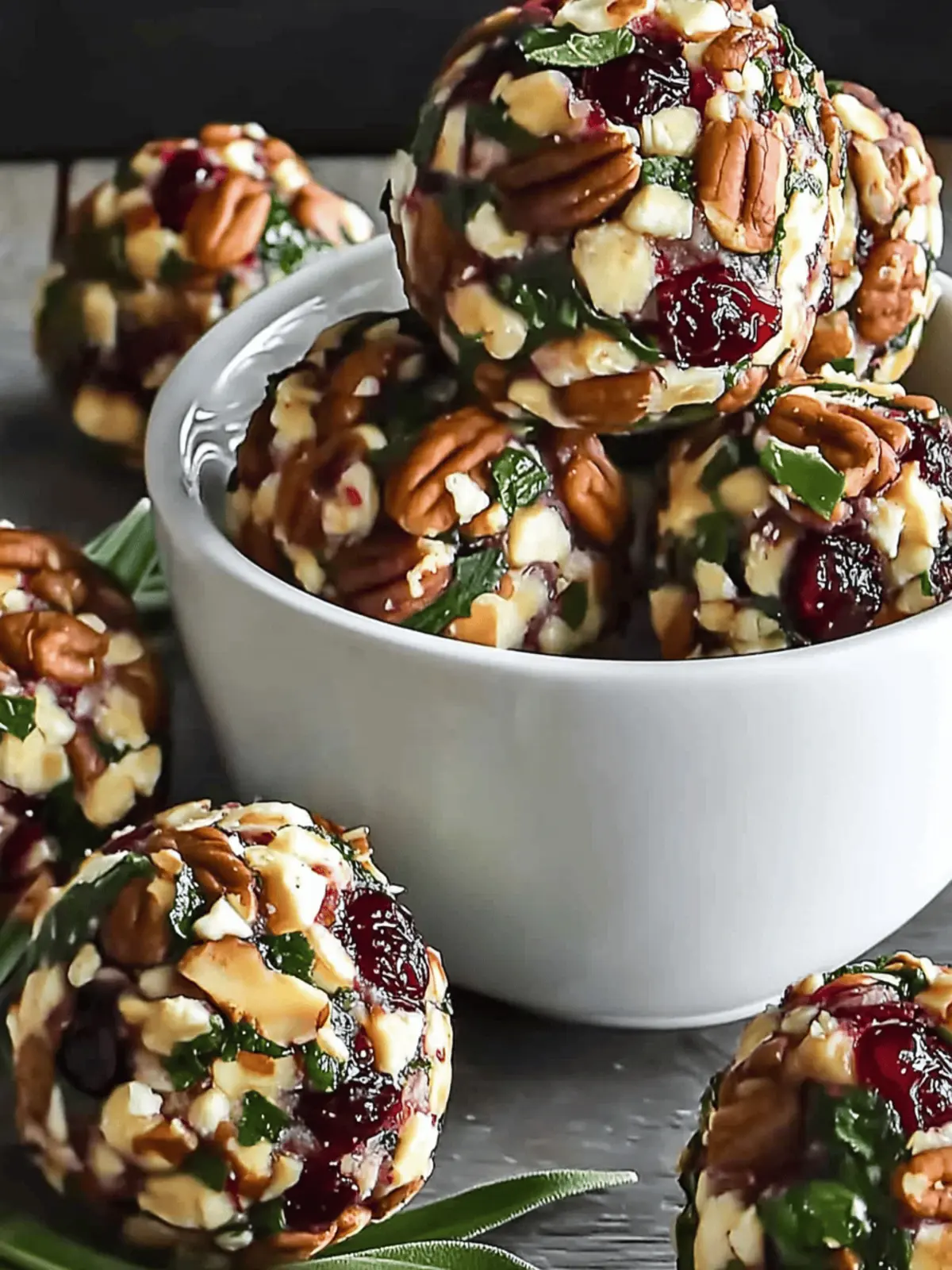 Mini Cranberry Pecan Goat Cheese Balls for Effortless Entertaining 3 Mini Cranberry Pecan Goat Cheese Balls