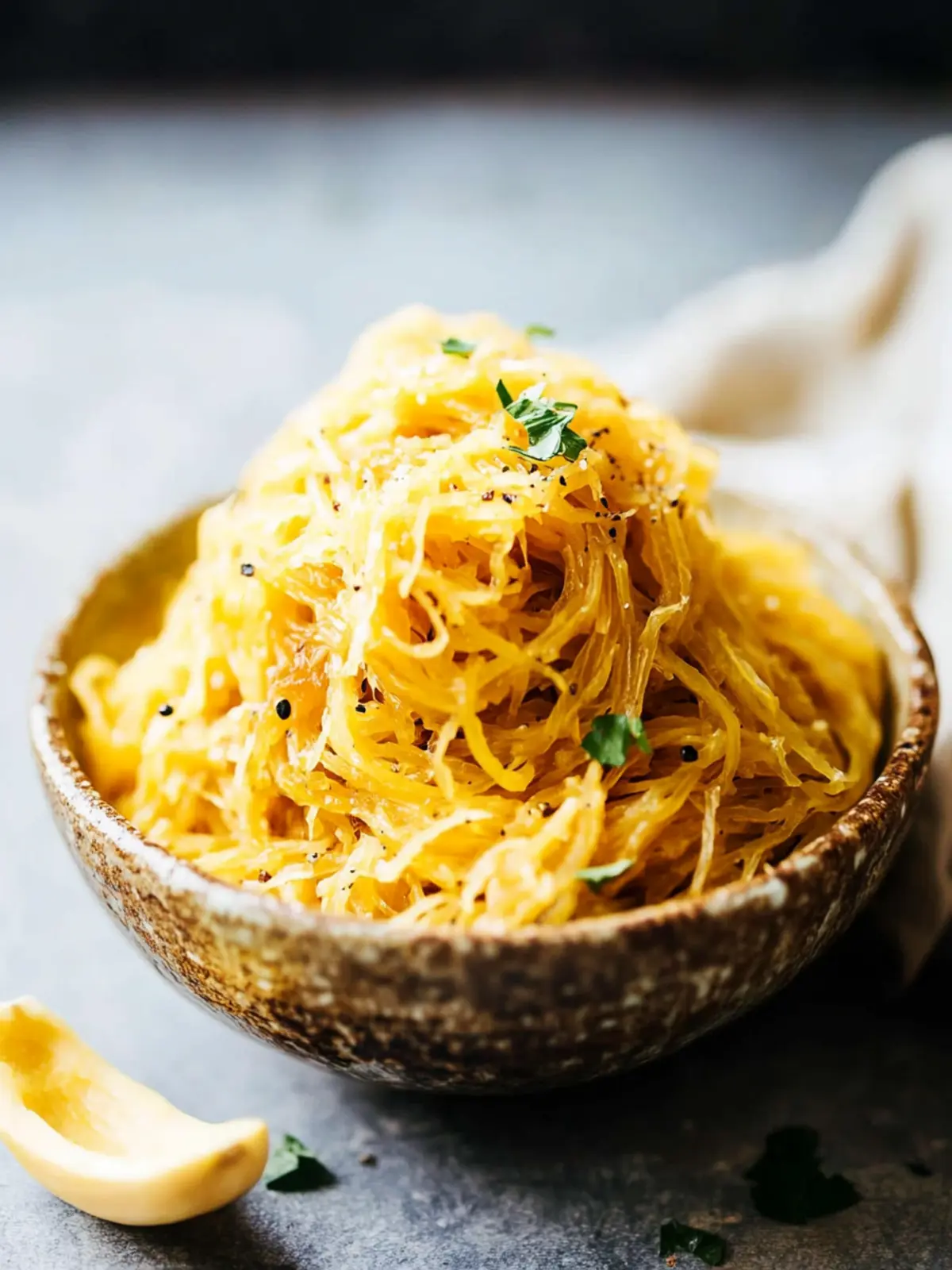 Spicy Spaghetti Squash Noodles in Creamy Coconut Sauce 3 Spicy Spaghetti Squash Noodles