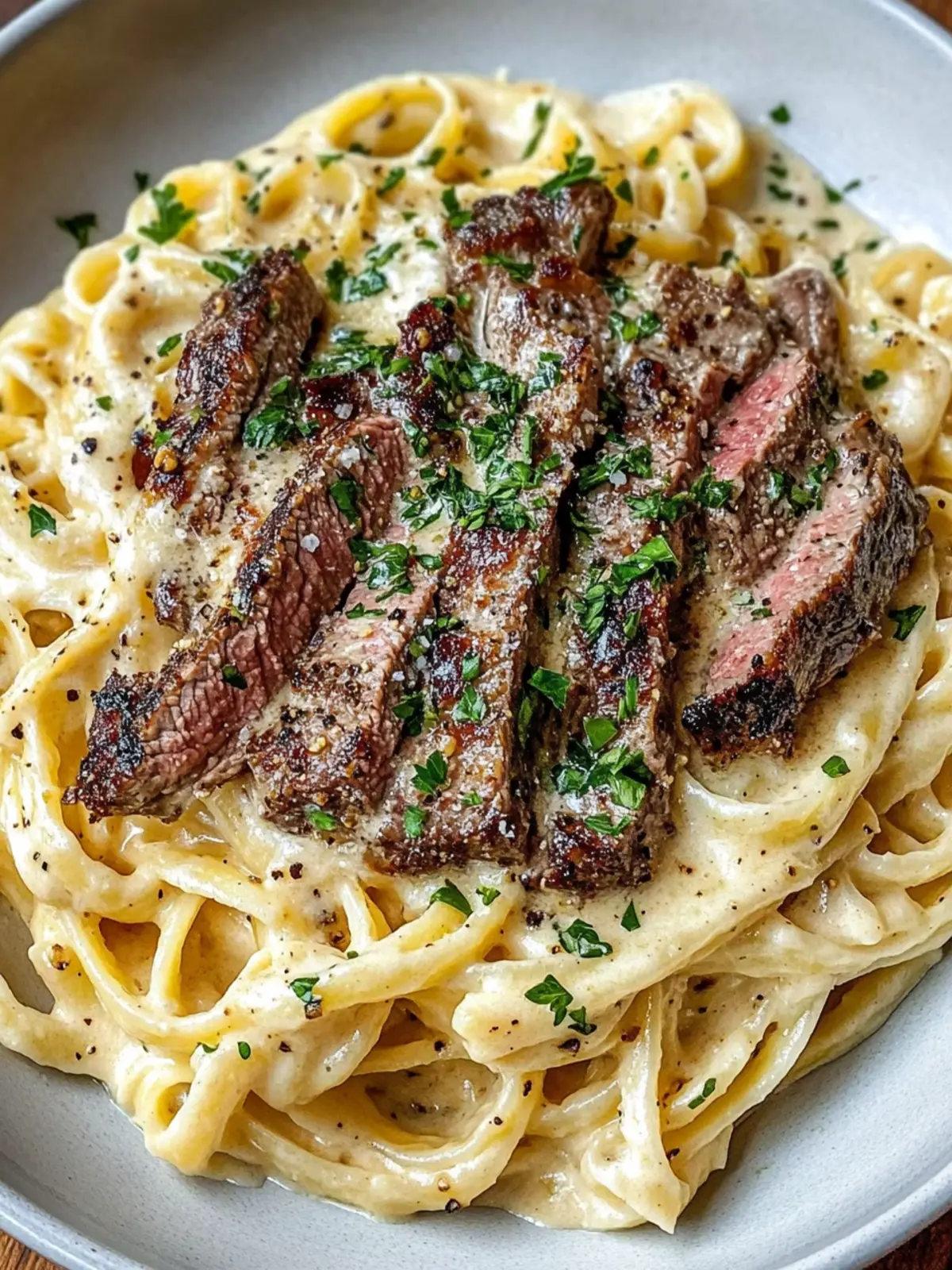 Creamy Steak Pasta Garlic Delight for Easy Dinner Bliss 3 Creamy Steak Pasta Garlic