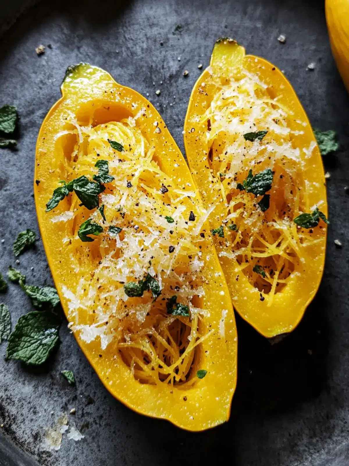 Delicious Spaghetti Squash with Garlic and Parmesan Joy 2 spaghetti squash