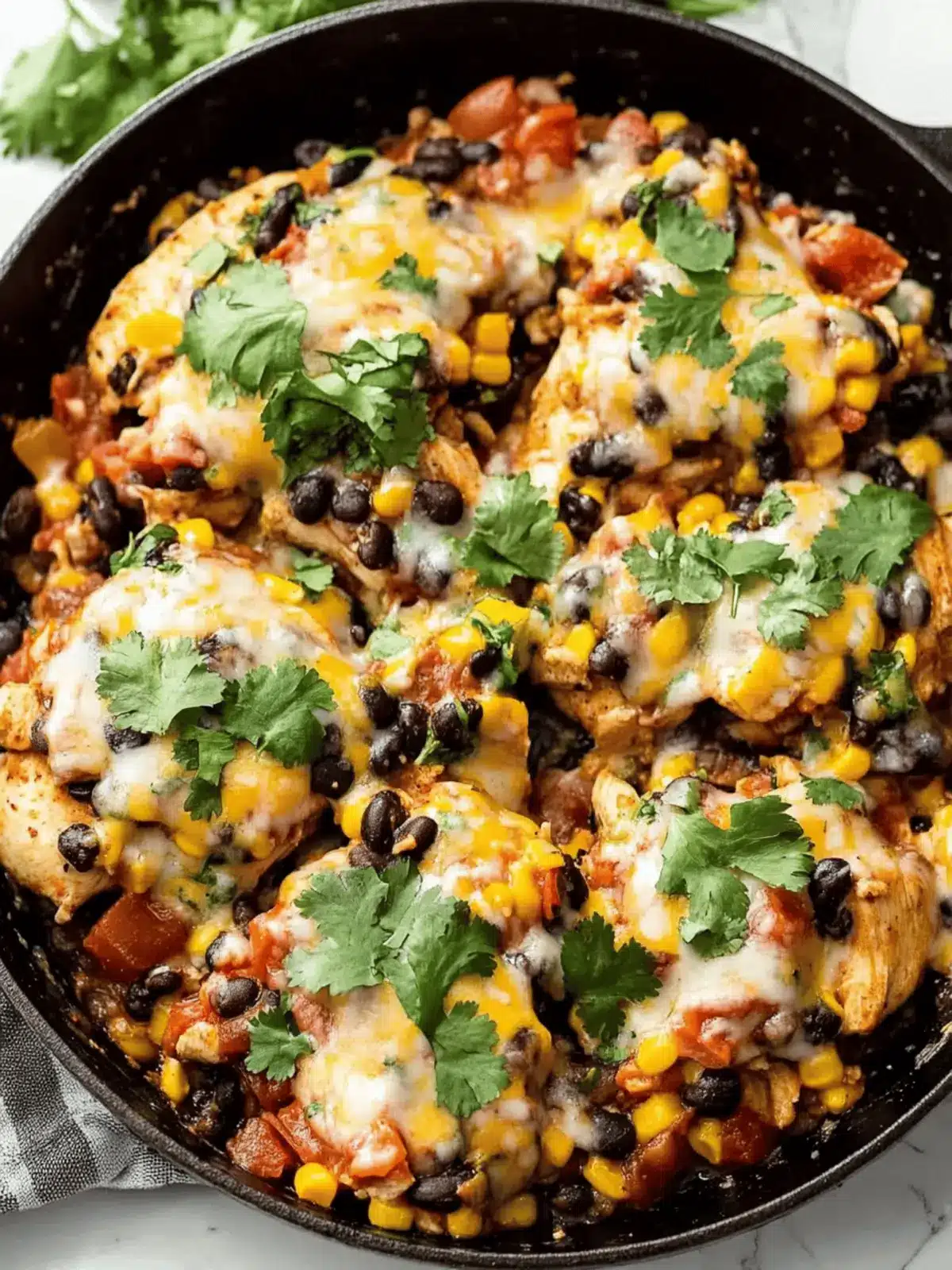 Quick Santa Fe Chicken Skillet: Flavorful 30-Minute Dinner 4 Santa Fe Chicken Skillet