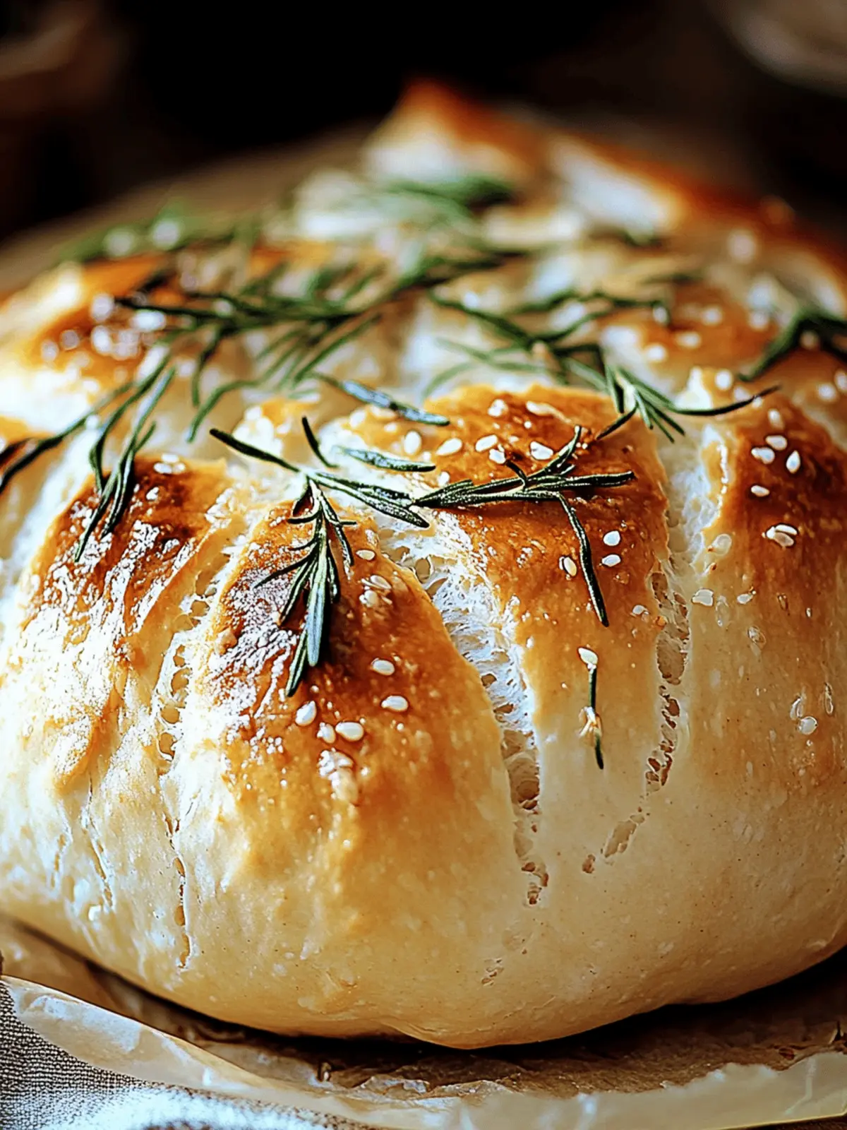 Easy Roasted Garlic Rosemary Artisan Bread for Cozy Nights 3 Easy Roasted Garlic Rosemary Artisan Bread