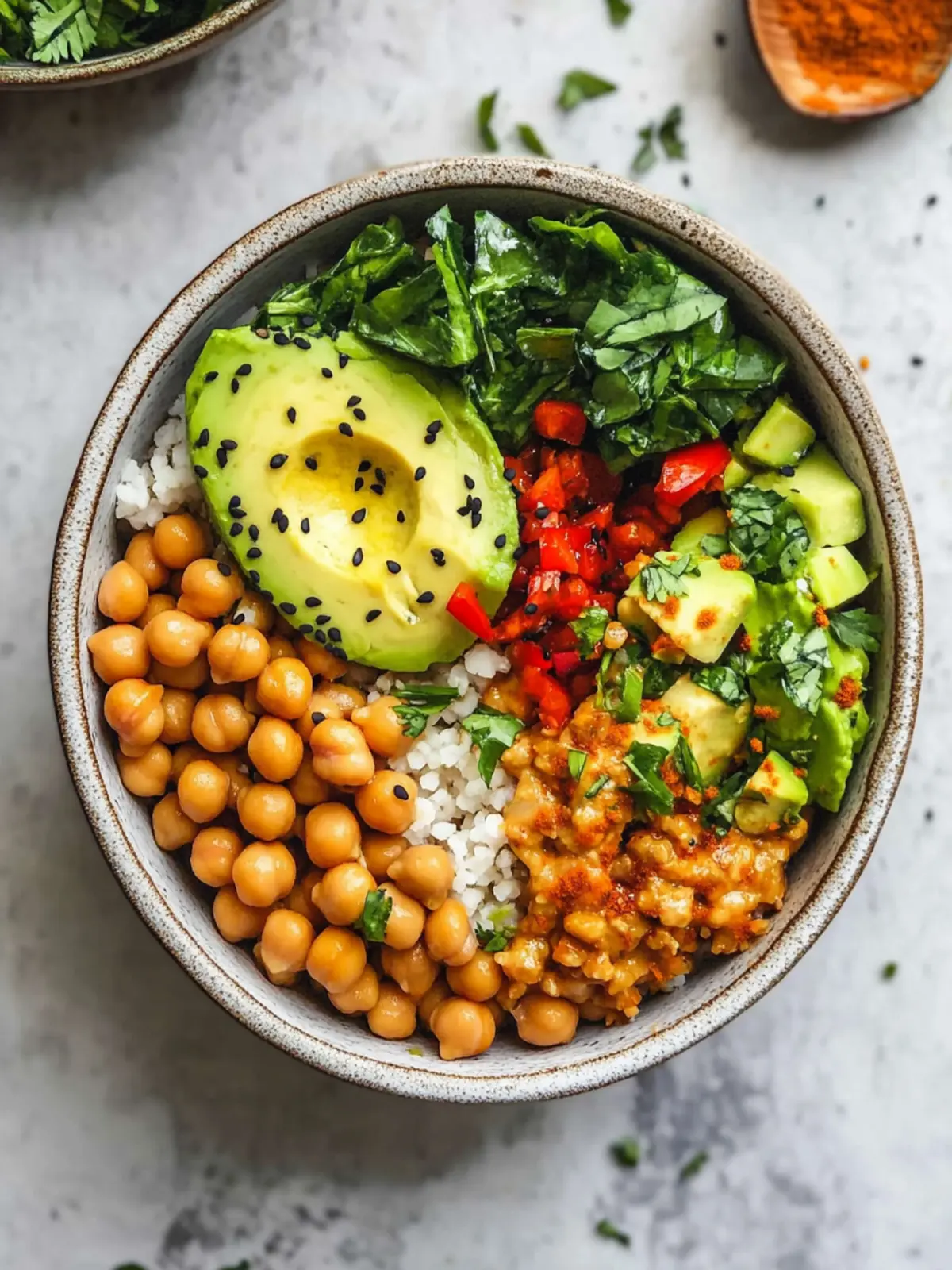 Peanut Chickpea Buddha Bowl for Quick Healthy Meals 3 Peanut Chickpea Buddha Bowl