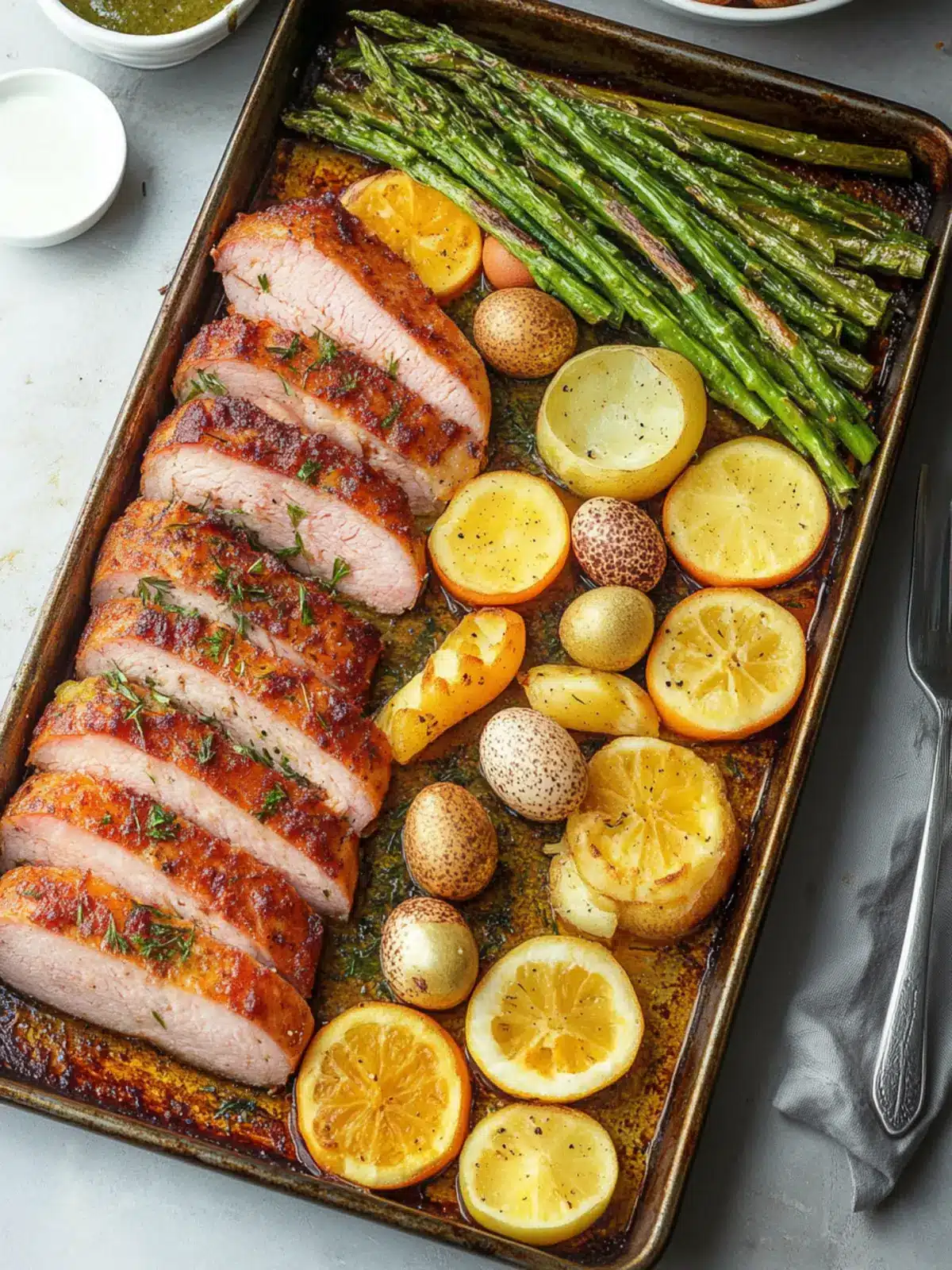 Easter Dinner on a Sheet Pan: Easy Ham and Pineapple Delight 3 Easter Dinner on a Sheet Pan