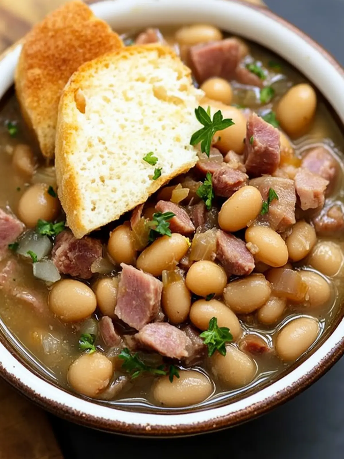 Savor the Day with Easy Crock-Pot Ham & Beans Delight 2 Crock-Pot Ham & Beans
