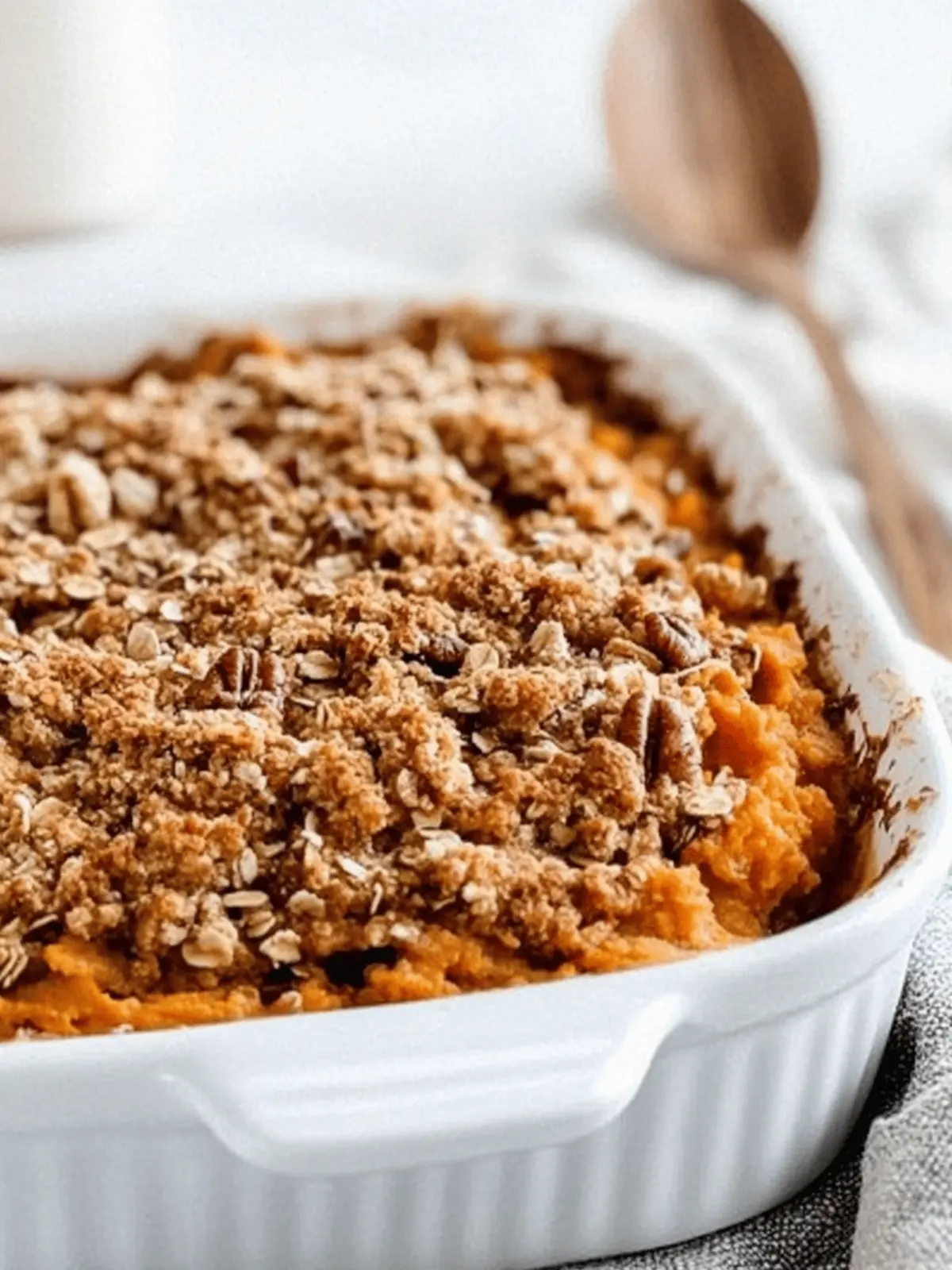 Healthy Sweet Potato Casserole with Pecan Oat Streusel Delight 3 Healthy Sweet Potato Casserole with Pecan Oat Streusel