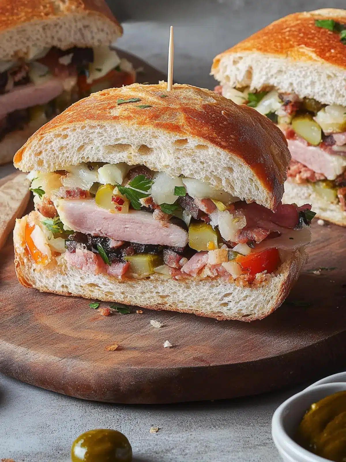 Irresistible Hearty Muffuletta for Recipe Lovers at Home 3 Hearty Muffuletta