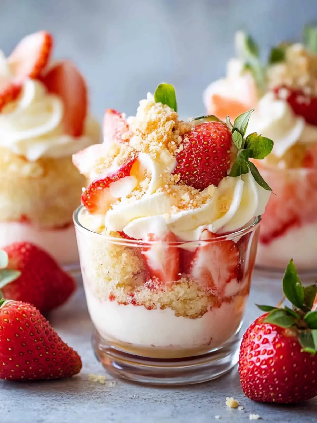 Indulge in Strawberry Shortcake Pudding Cups You ll Love 2 Strawberry Shortcake Pudding Cups