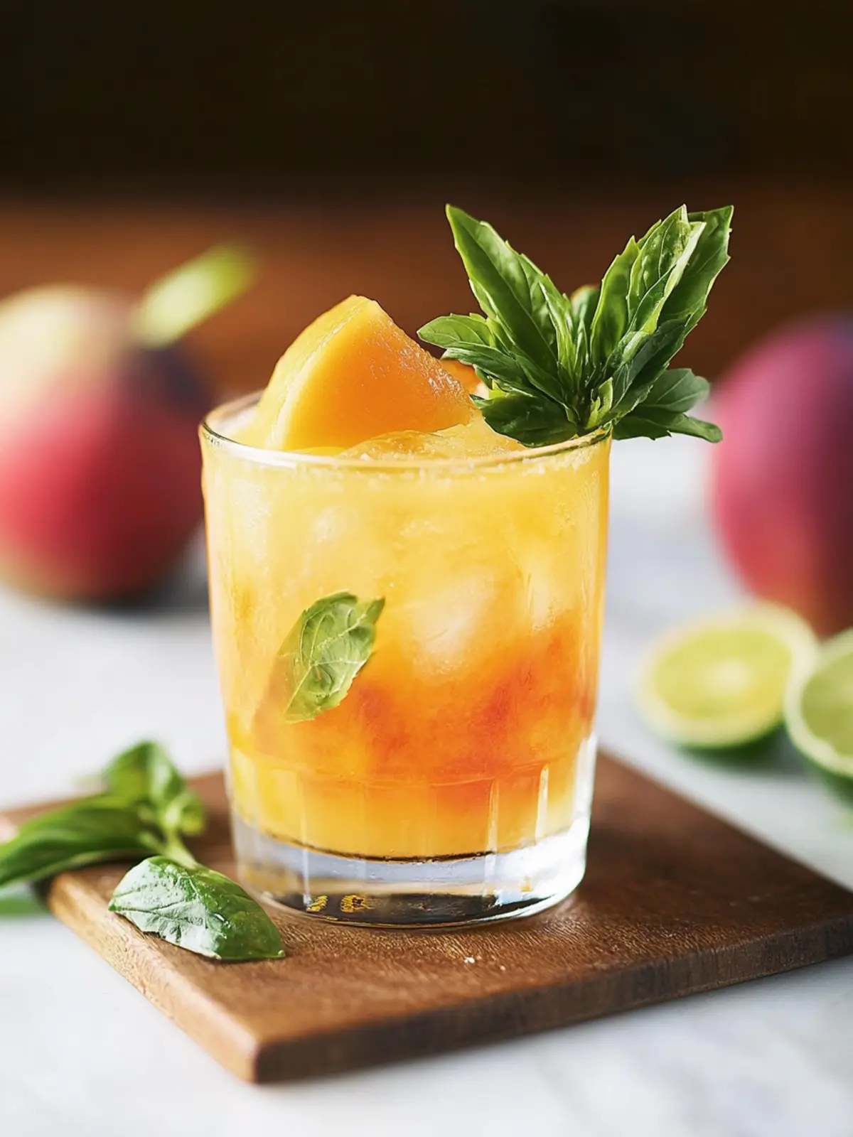 Refreshing Mango Rum Swizzle Perfect for Summer Sipping 2 Mango Rum Swizzle