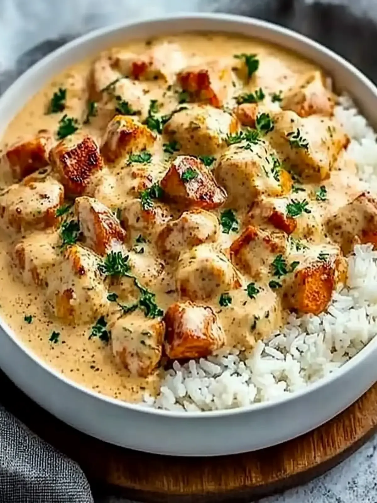 Creamy Smothered Chicken with Rice: A Flavor Explosion Awaits 2 Creamy Smothered Chicken with Rice: Discover This Flavor Packed Dish!