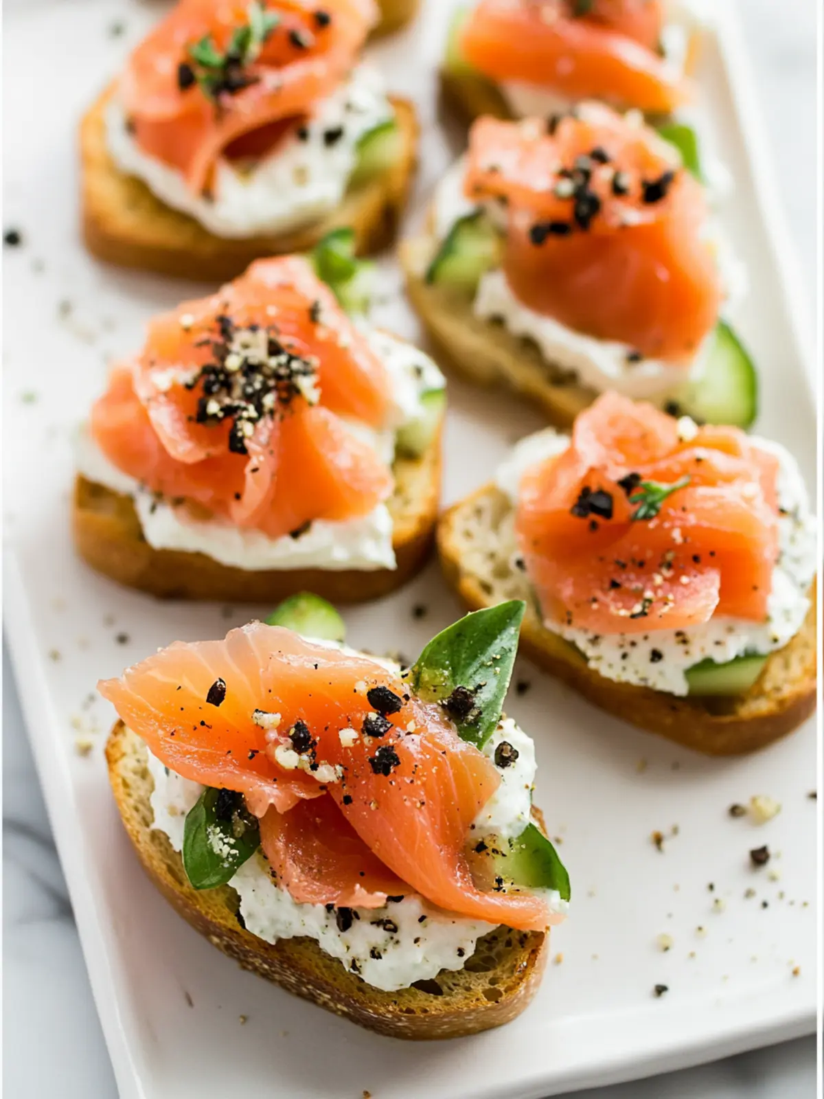 Savory Smoked Salmon Crostini: A Fresh Twist for Parties 2 Smoked Salmon Crostini