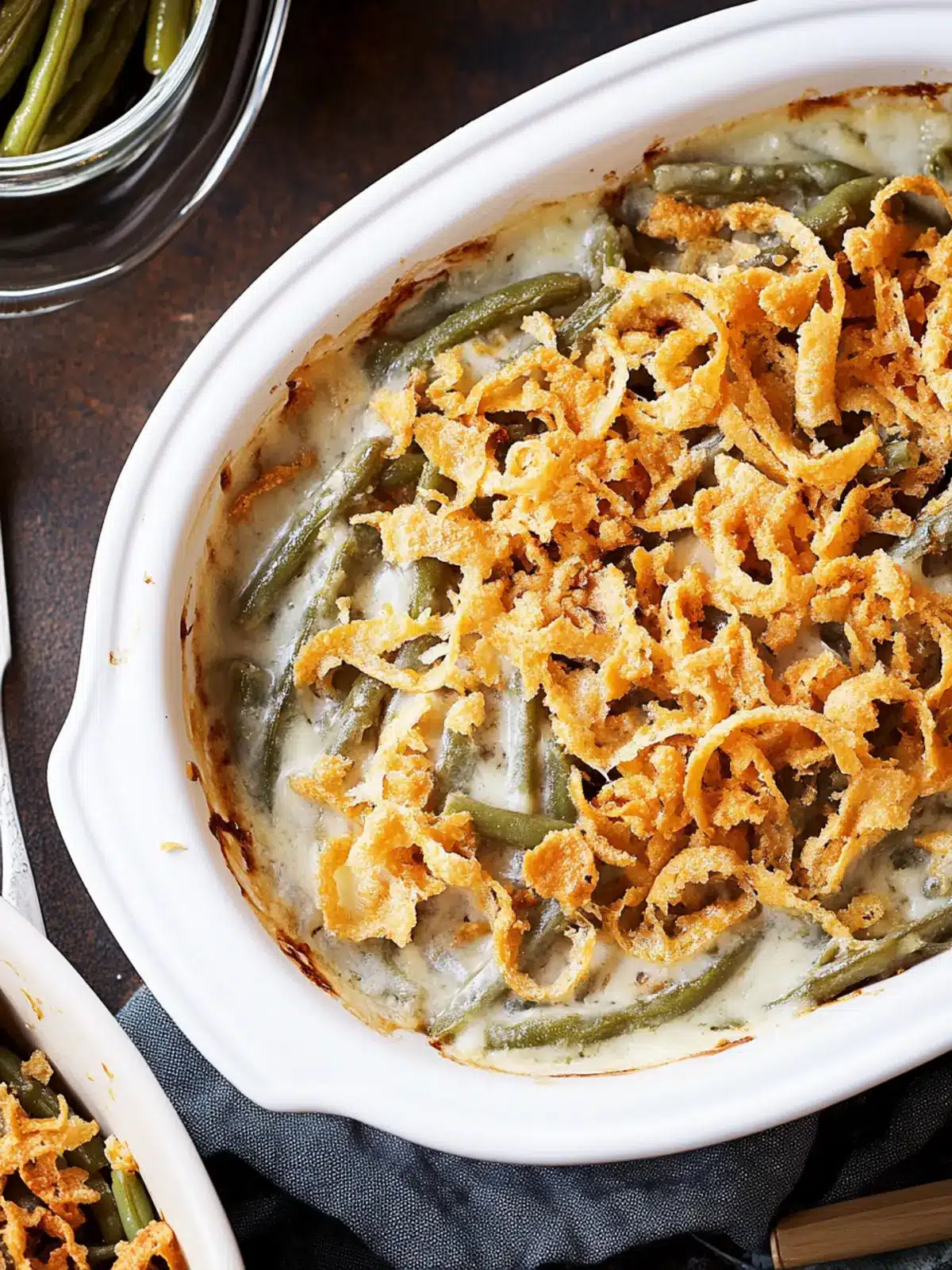 Cheesy Green Bean Casserole: A Comforting Family Favorite 2 Cheesy Green Bean Casserole