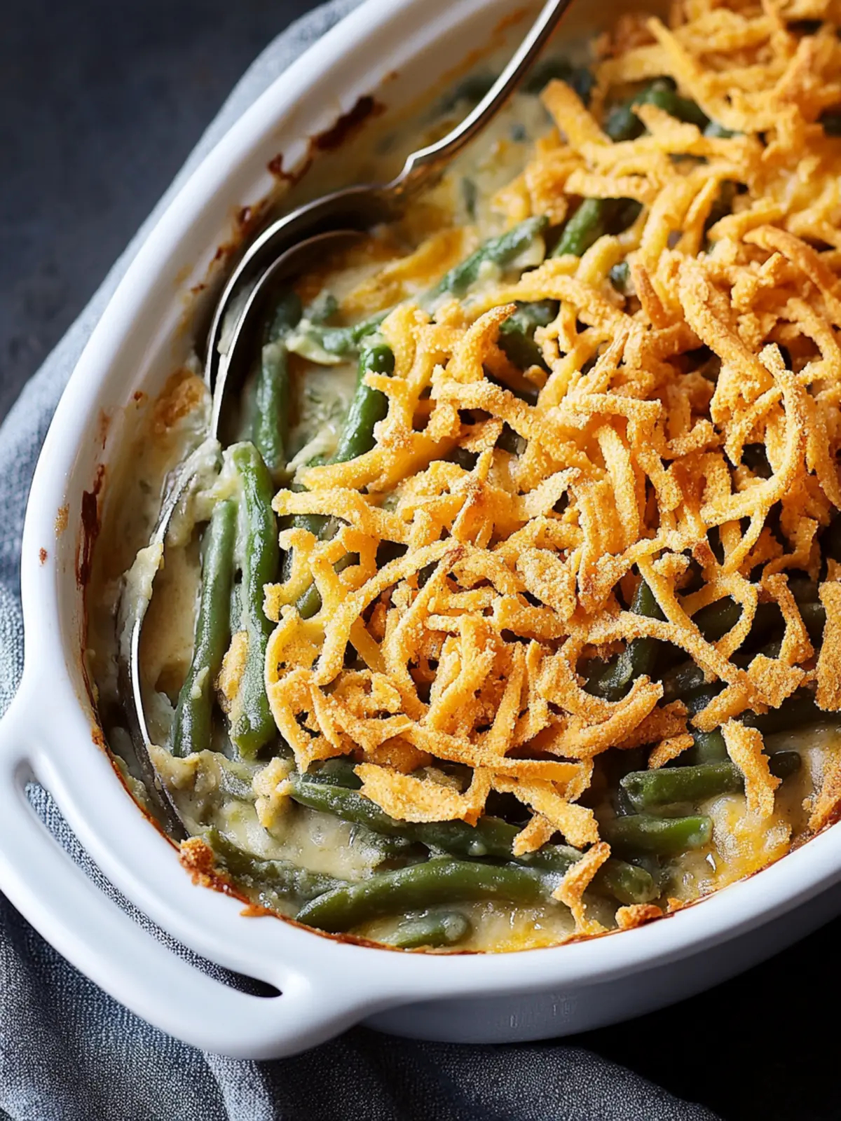 Cheesy Green Bean Casserole: Comfort Food You ll Love 2 Cheesy Green Bean Casserole
