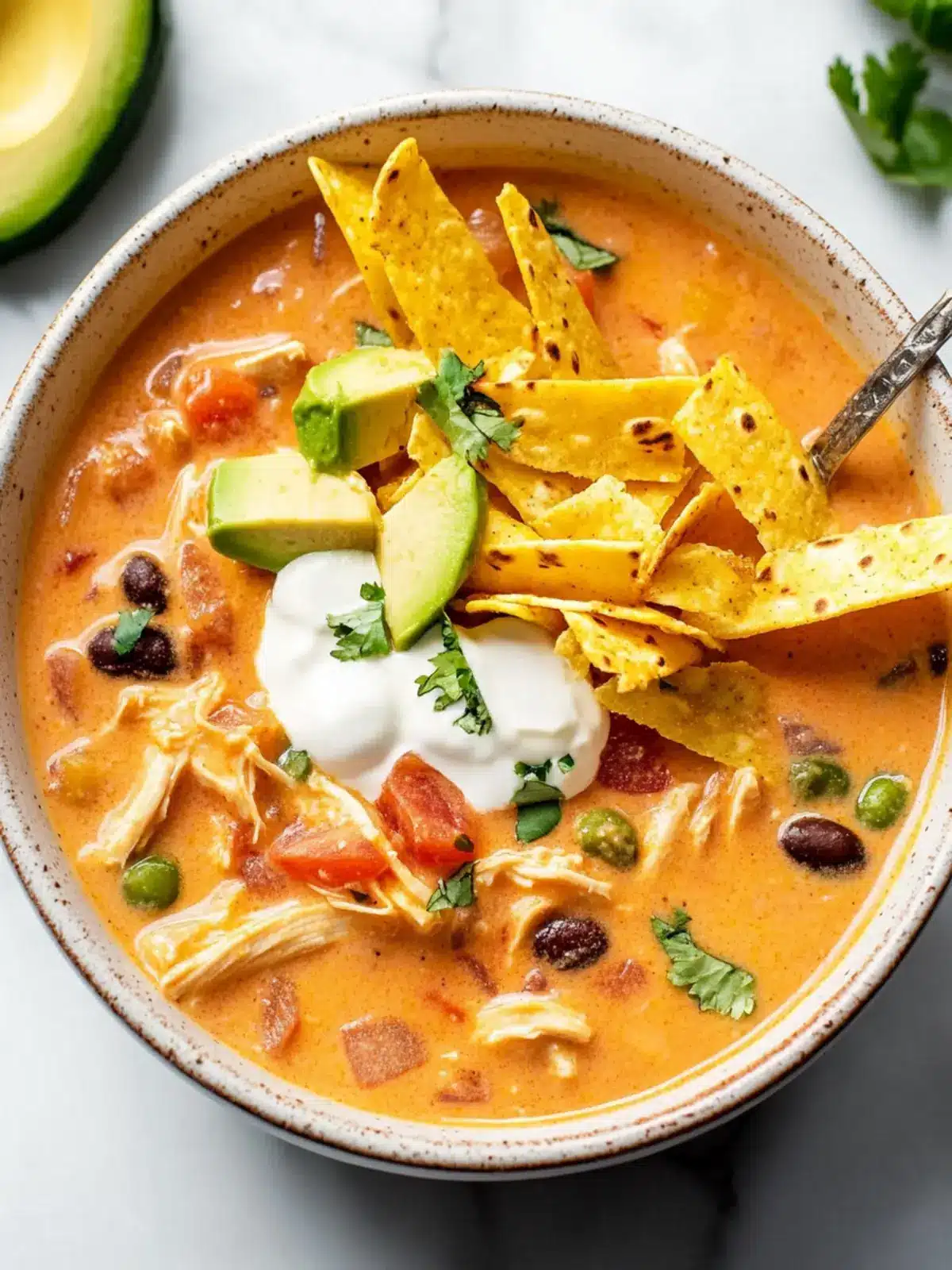 Creamy Chicken Tortilla Soup: The Cozy Comfort You Crave 4 Creamy Chicken Tortilla Soup