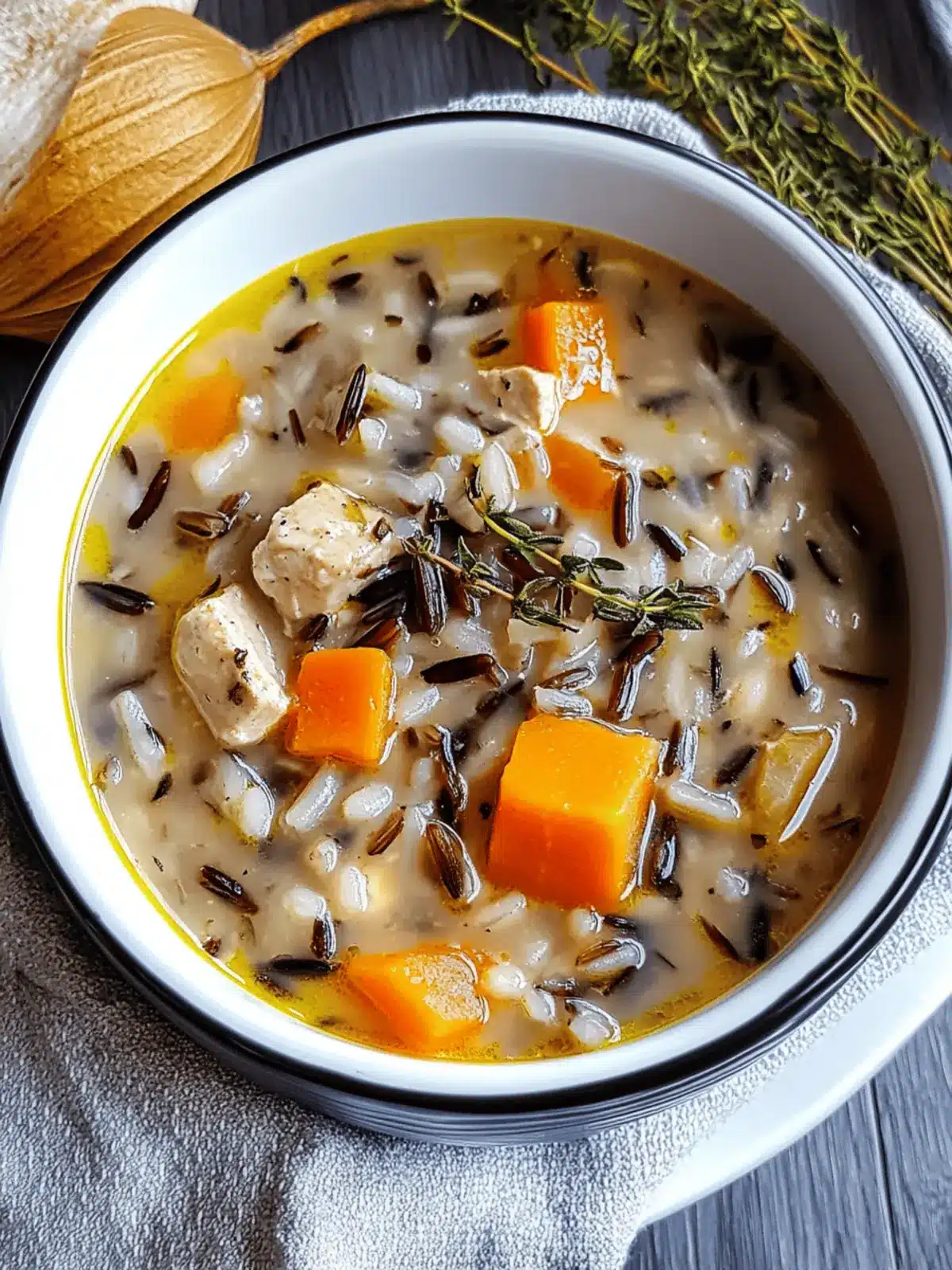 Autumn Wild Rice Soup: Cozy Comfort for Chilly Evenings 2 Autumn Wild Rice Soup