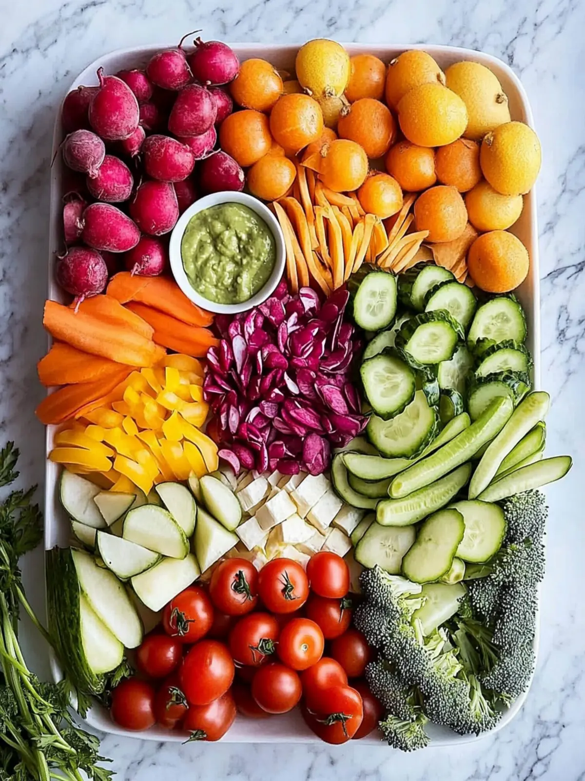 Colorful Crudite Platter That Will Wow Your Guests 4 Crudite Platter