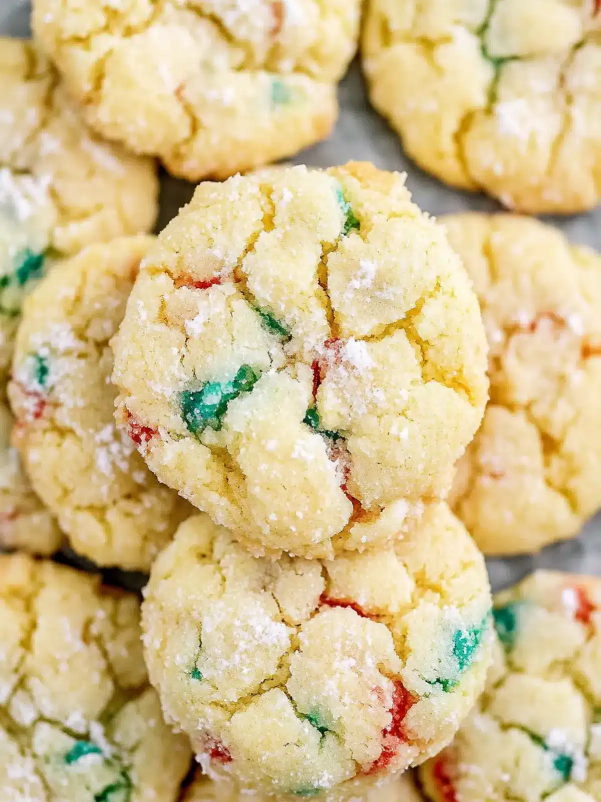 Christmas Gooey Butter Cookies that Melt in Your Mouth 4 Christmas Gooey Butter Cookies
