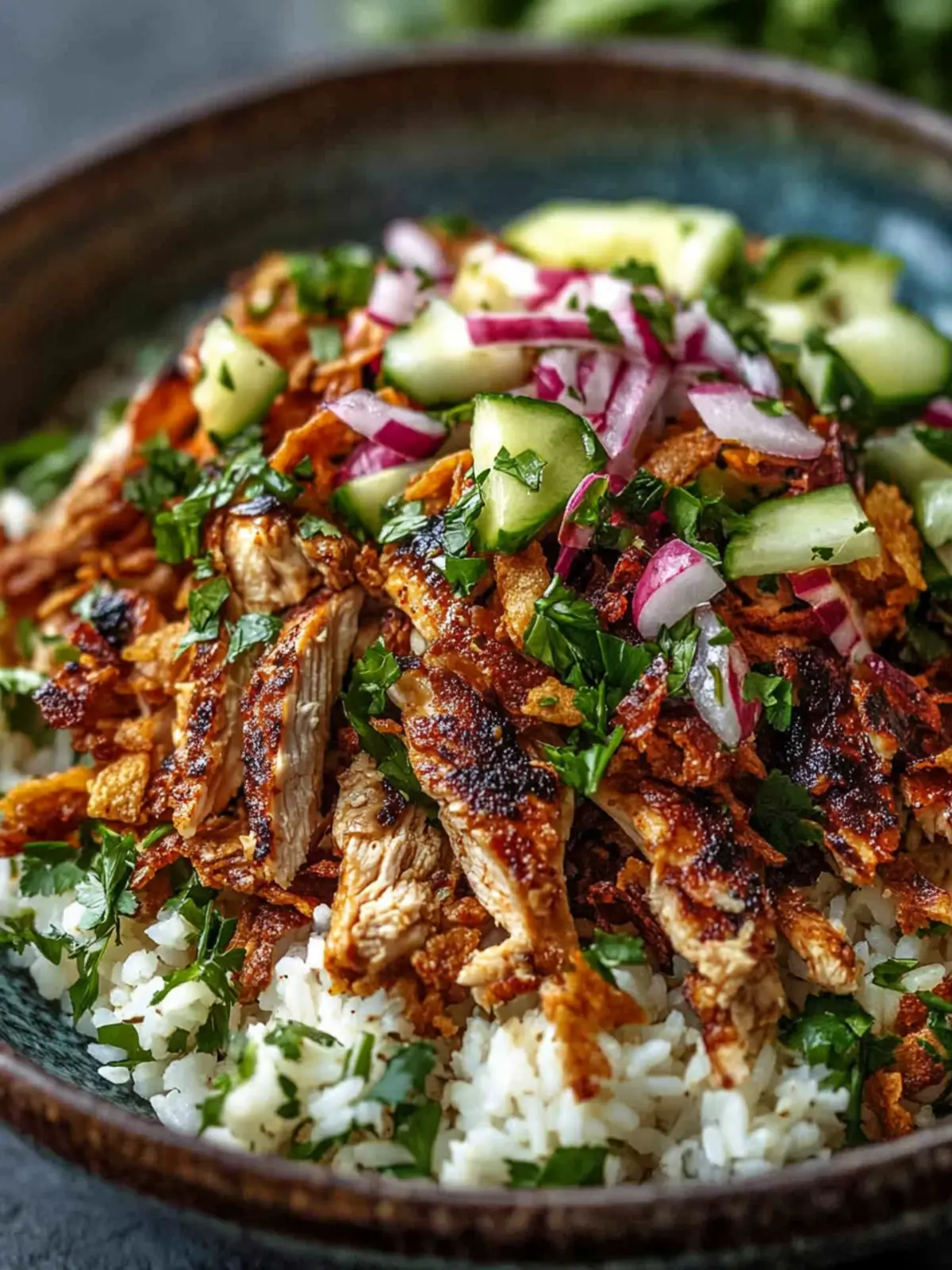 Chicken Shawarma Crispy Rice Salad That ll Wow Your Tastebuds 4 Chicken Shawarma Crispy Rice Salad