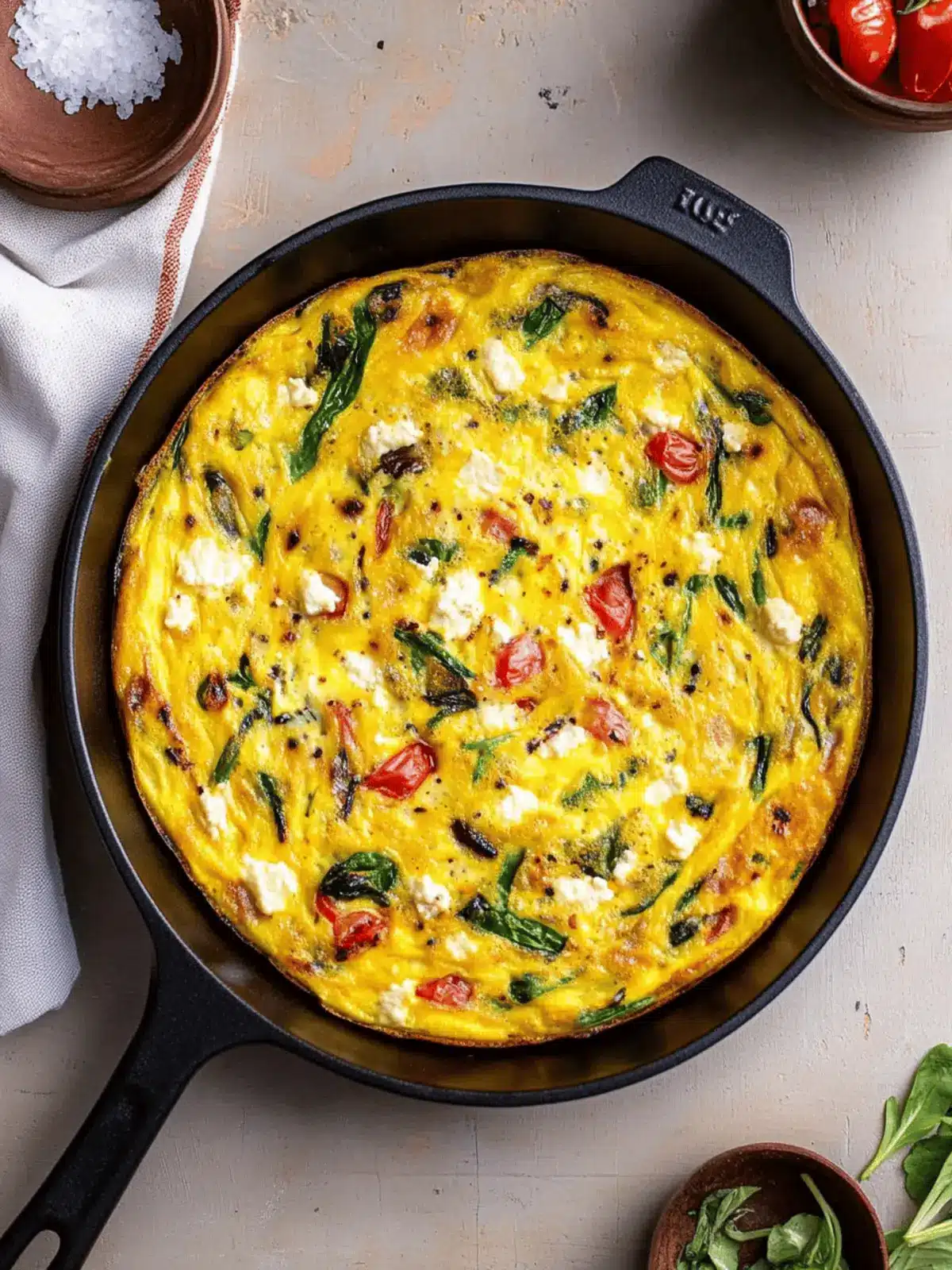 Savory Mushroom Spinach Frittata for Effortless Brunch Magic 4 Frittata