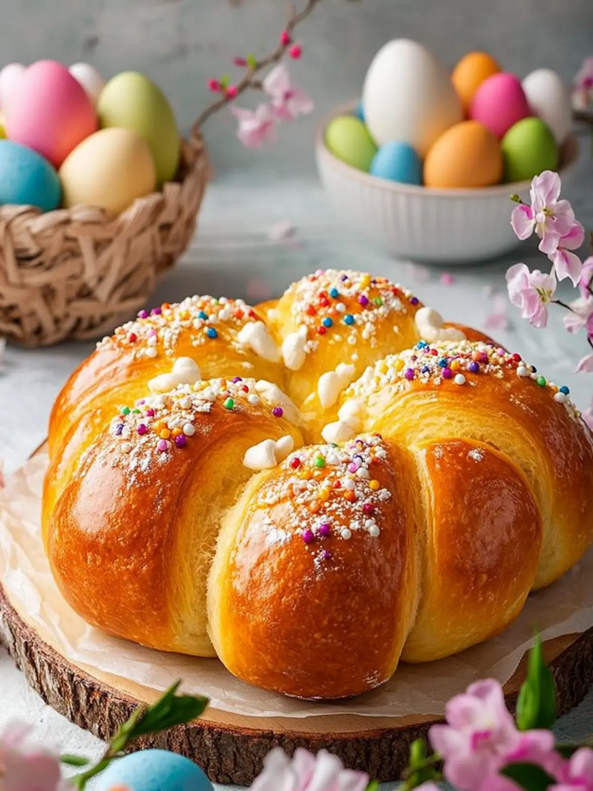 Italian Easter Bread Wreath: A Festive Twist for Spring 2 Italian Easter Bread