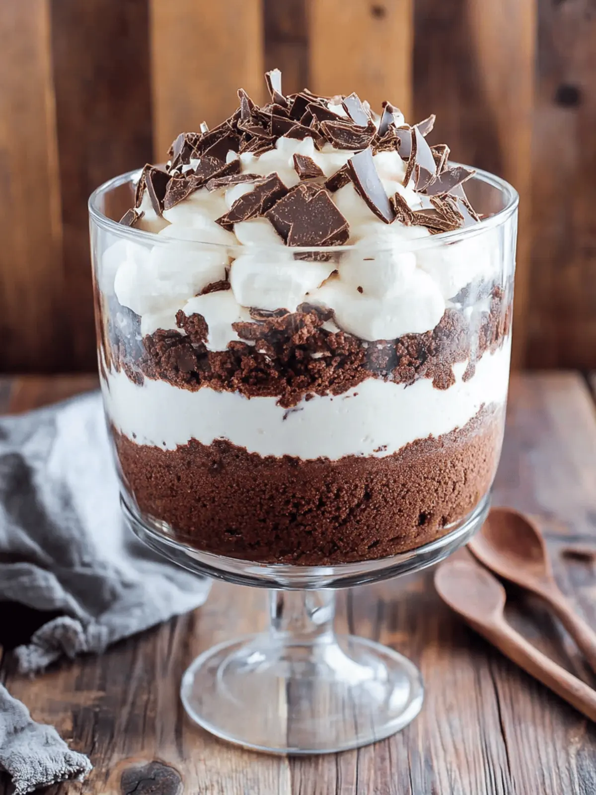 Decadent Brownie Trifle: A Layered Chocolate Delight 2 Brownie Trifle