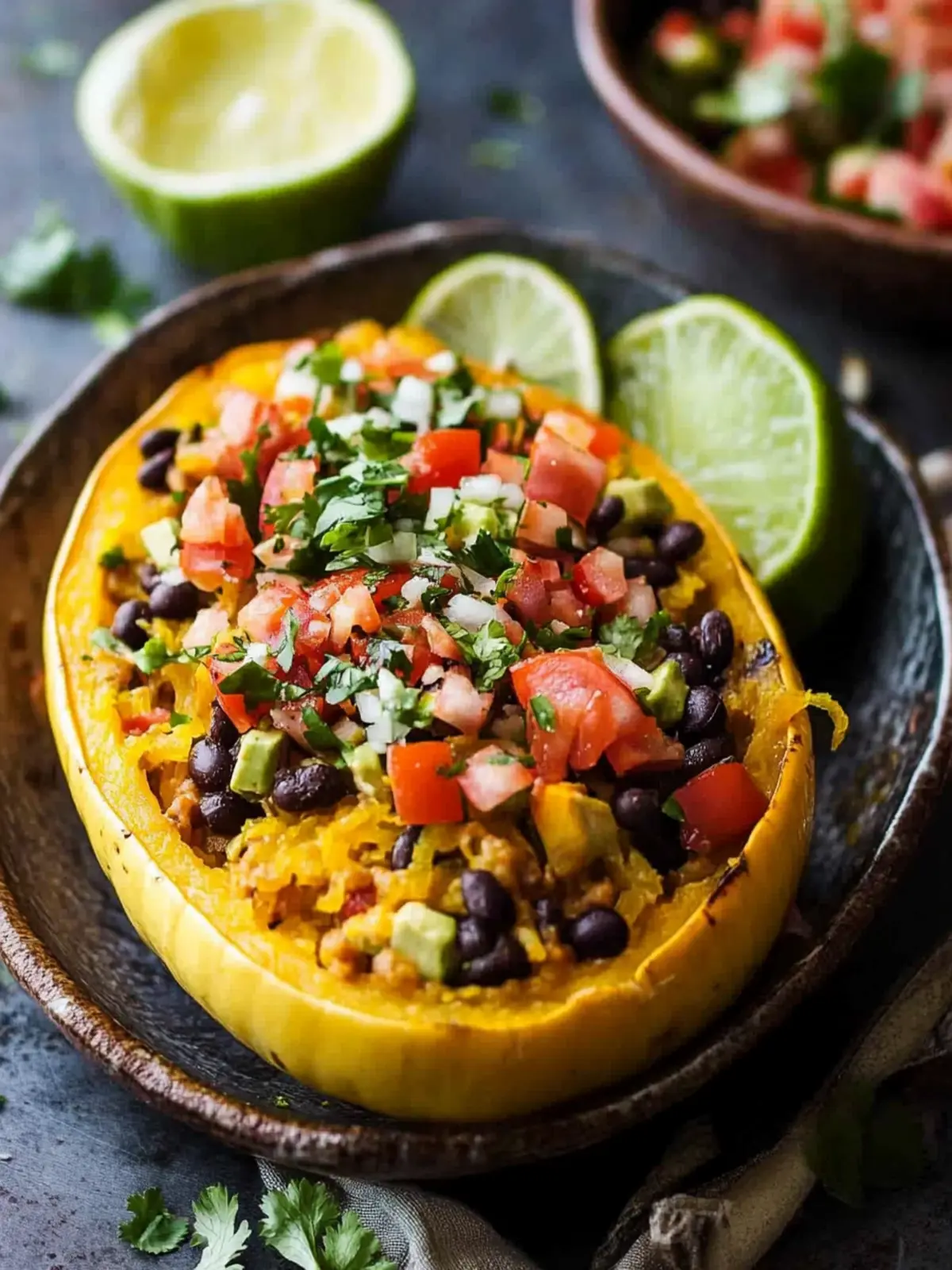 Savory Spaghetti Squash Burrito Bowls Bursting with Flavor 2 Spaghetti Squash Burrito Bowls