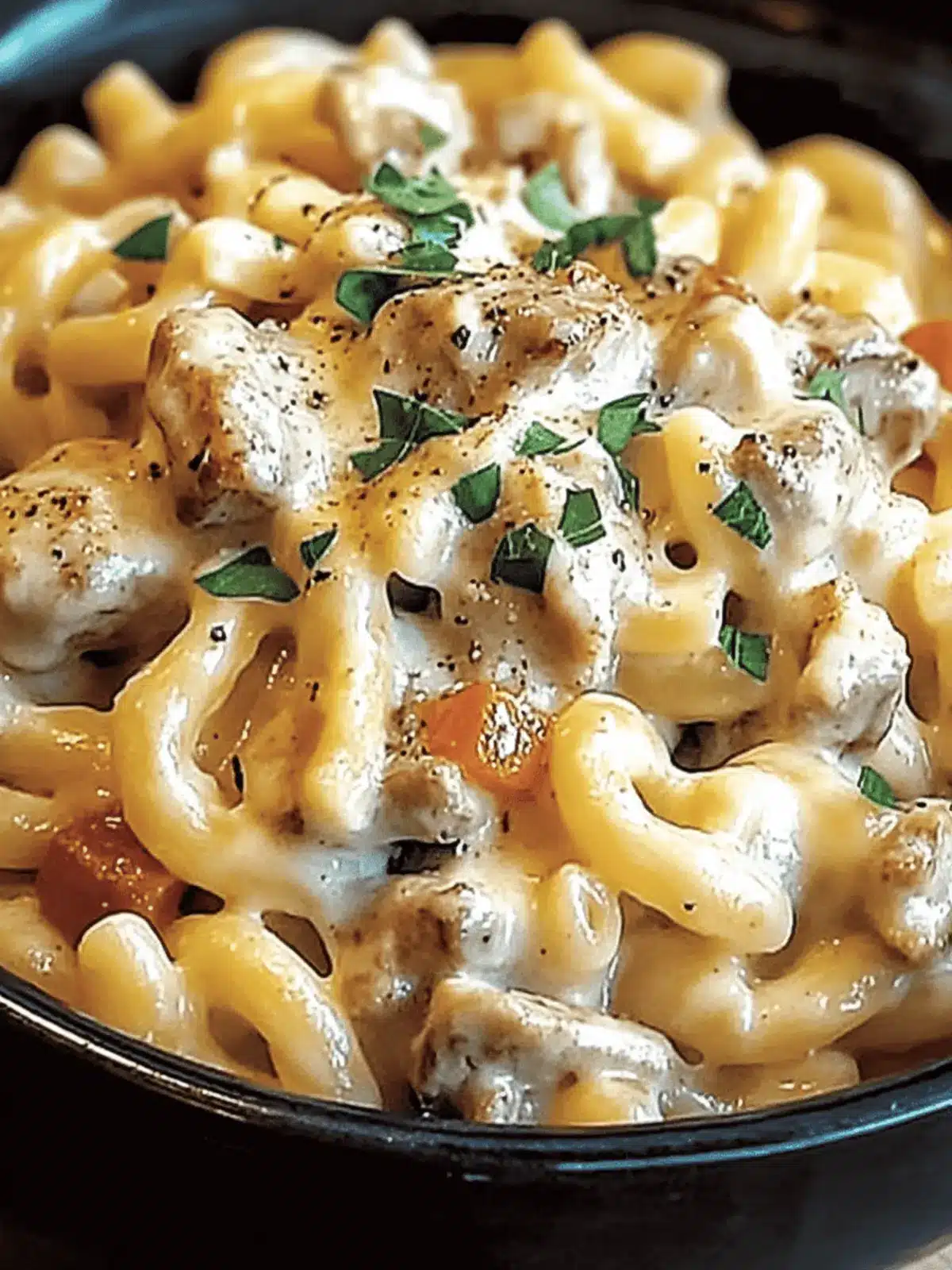 Crockpot Garlic Parmesan Chicken Pasta That's Pure Comfort 4 Crockpot Garlic Parmesan Chicken Pasta